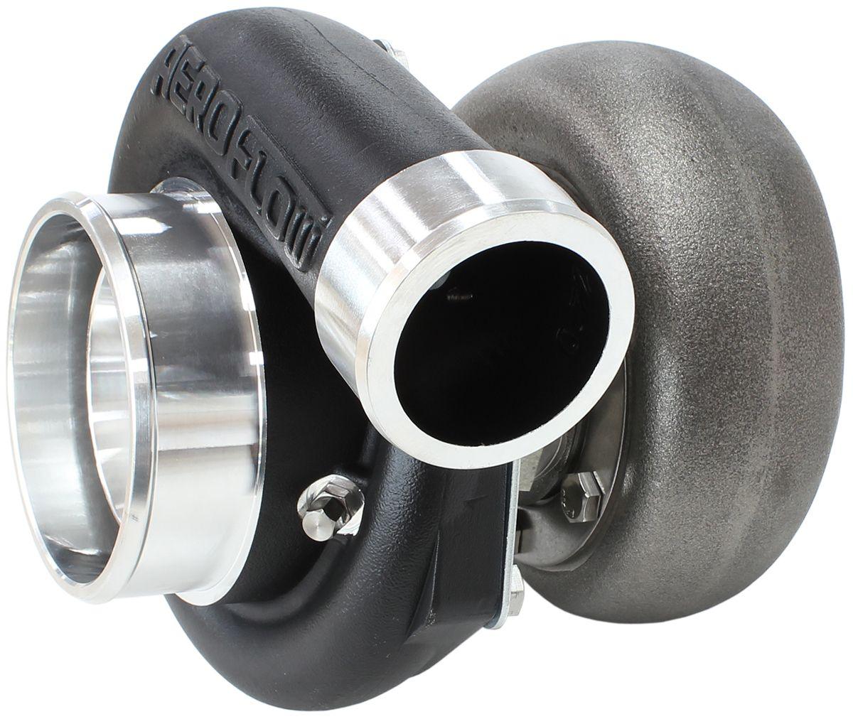 Aeroflow BOOSTED 6762 V-Band 1.21 Turbocharger 950HP, Hi Temp Black Finish AF8005-3027BLK