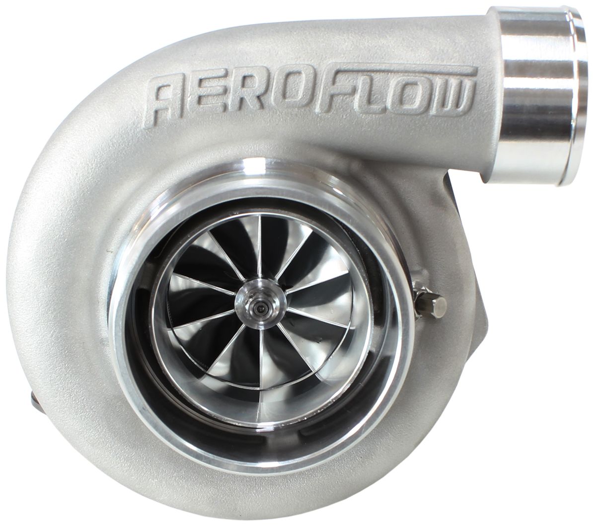 Aeroflow BOOSTED 6762 V-Band 1.21 Turbocharger 950HP, Natural Cast Finish AF8005-3027