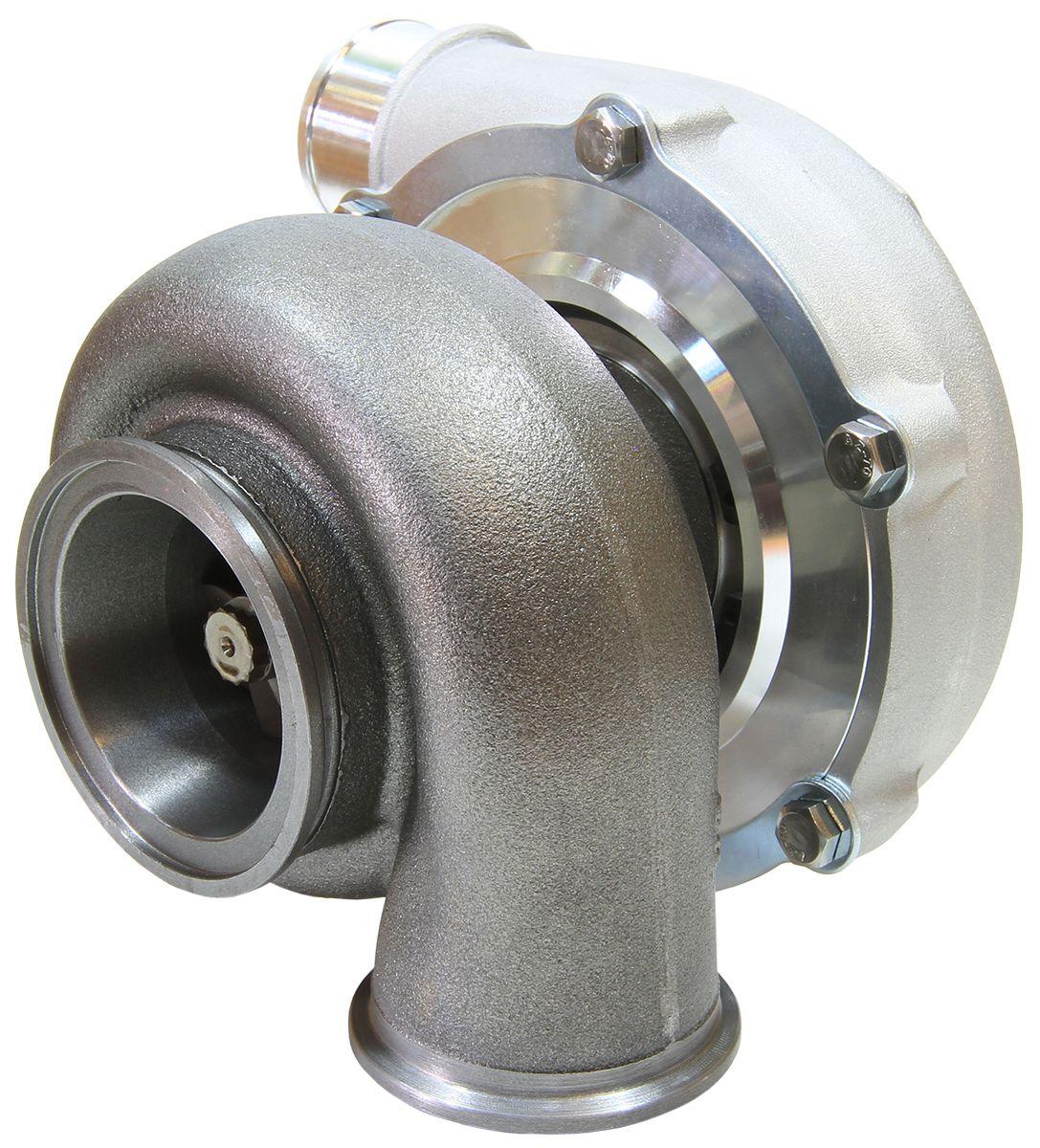 Aeroflow BOOSTED 5455 V-Band .83 Turbocharger 650HP, Natural Cast Finish AF8005-3031