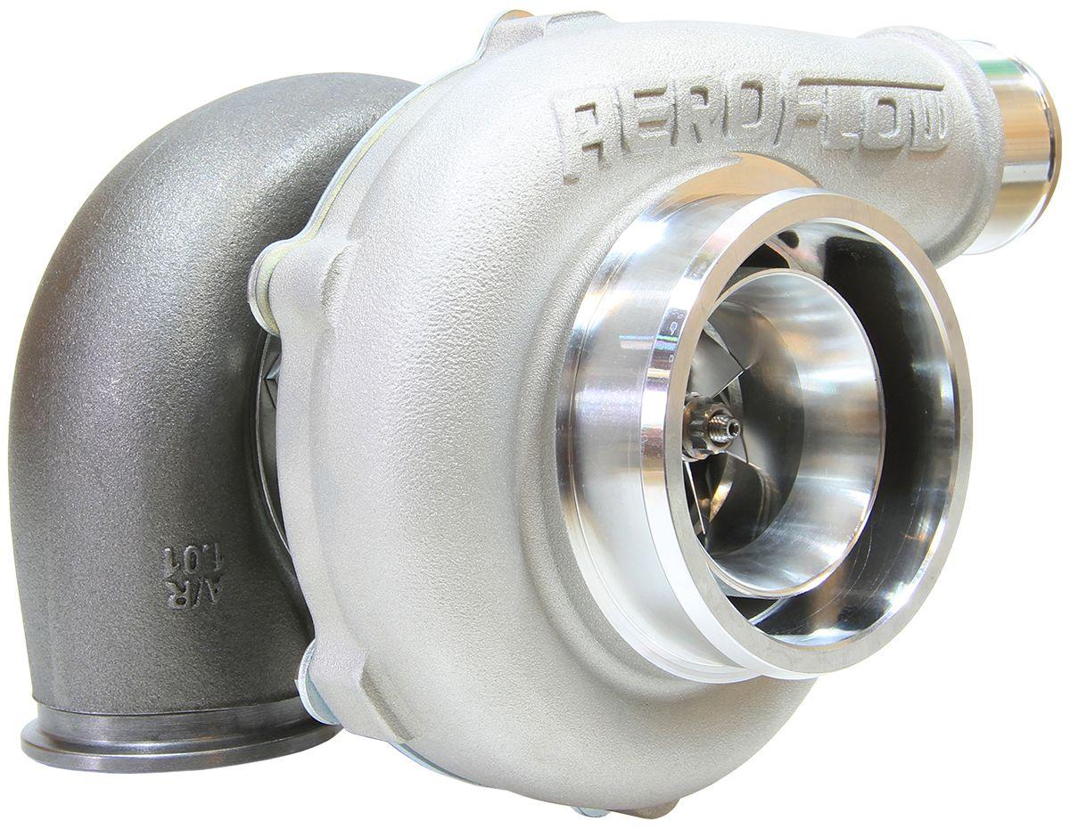 Aeroflow BOOSTED 5455 V-Band 1.01 Turbocharger 650HP, Natural Cast Finish AF8005-3032