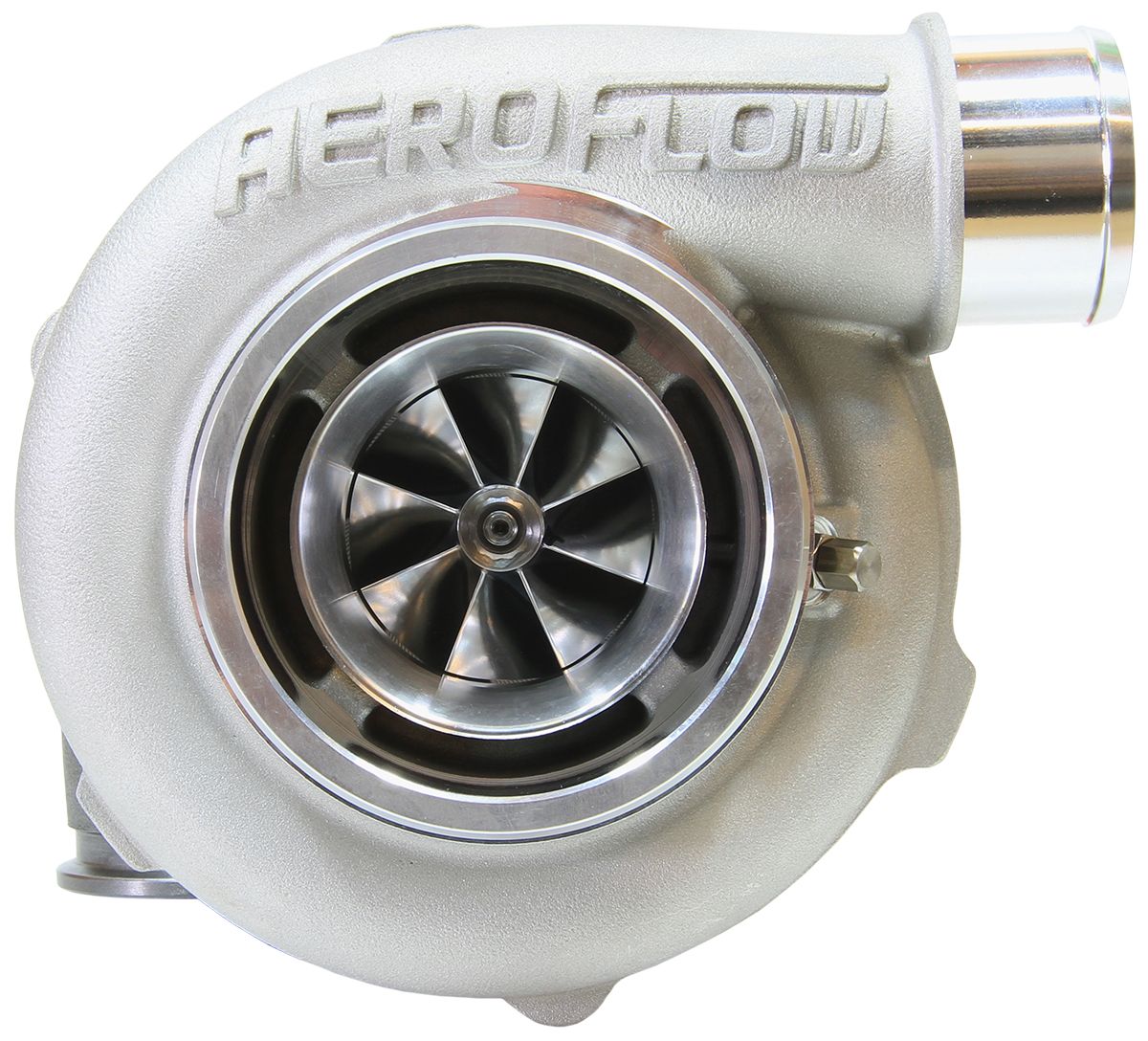 Aeroflow BOOSTED 5455 V-Band 1.01 Turbocharger 650HP, Natural Cast Finish AF8005-3032