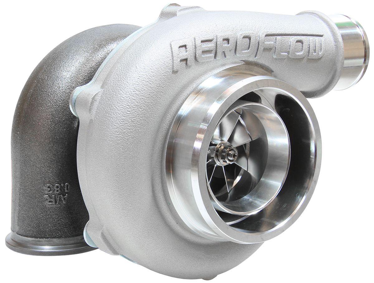 Aeroflow BOOSTED 5855 V-Band .83 Turbocharger 750HP, Natural Cast Finish AF8005-3033