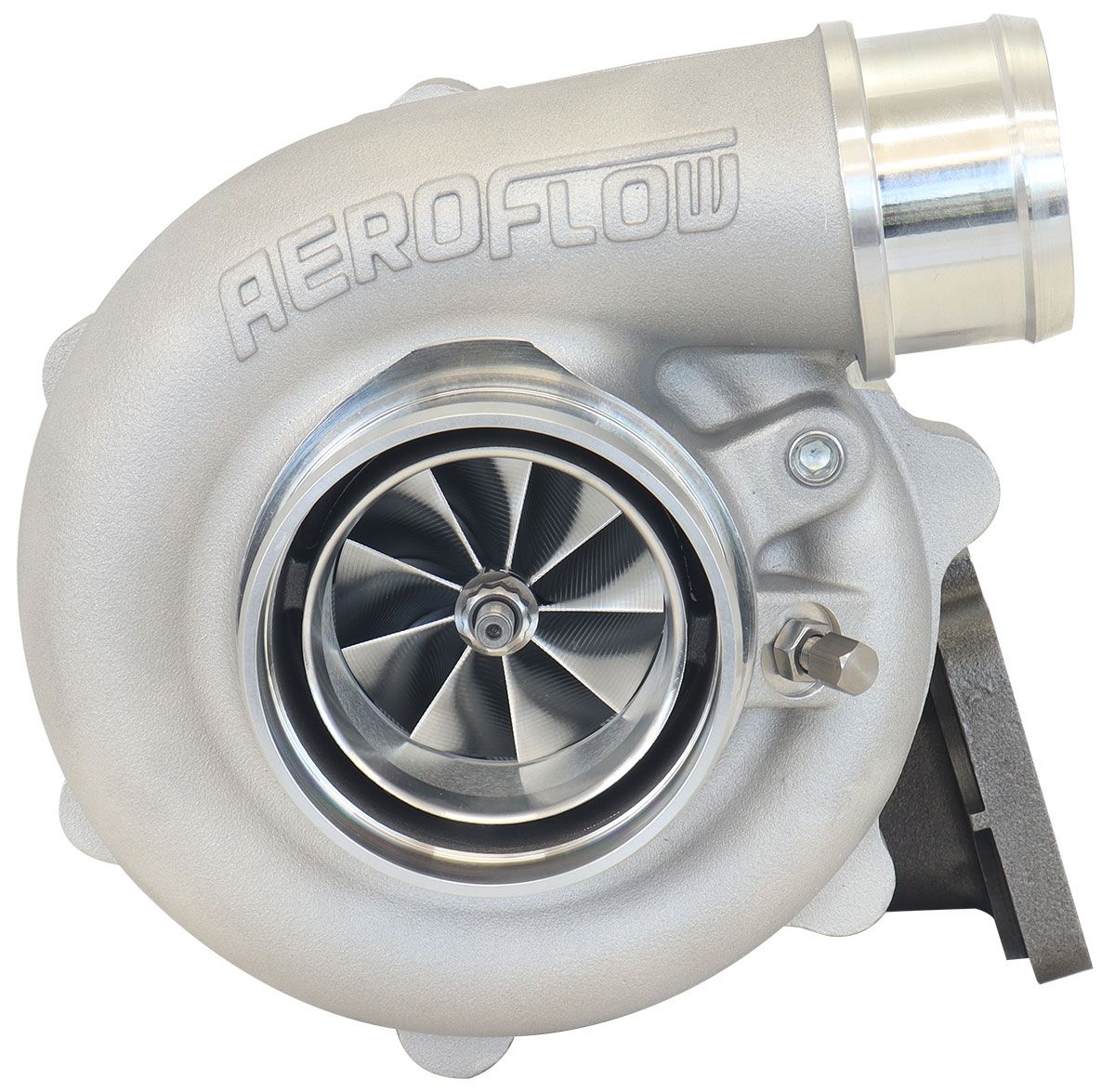 Aeroflow BOOSTED B5455 .61 Turbocharger 660HP, Natural Cast Finish AF8005-3035