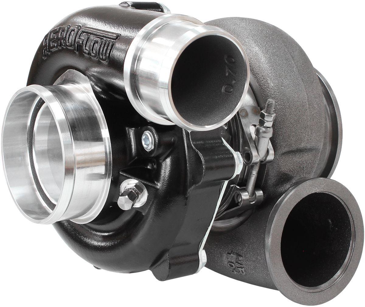 Aeroflow BOOSTED B5455 .83 Turbocharger 660HP, Hi Temp Black Finish AF8005-3040BLK