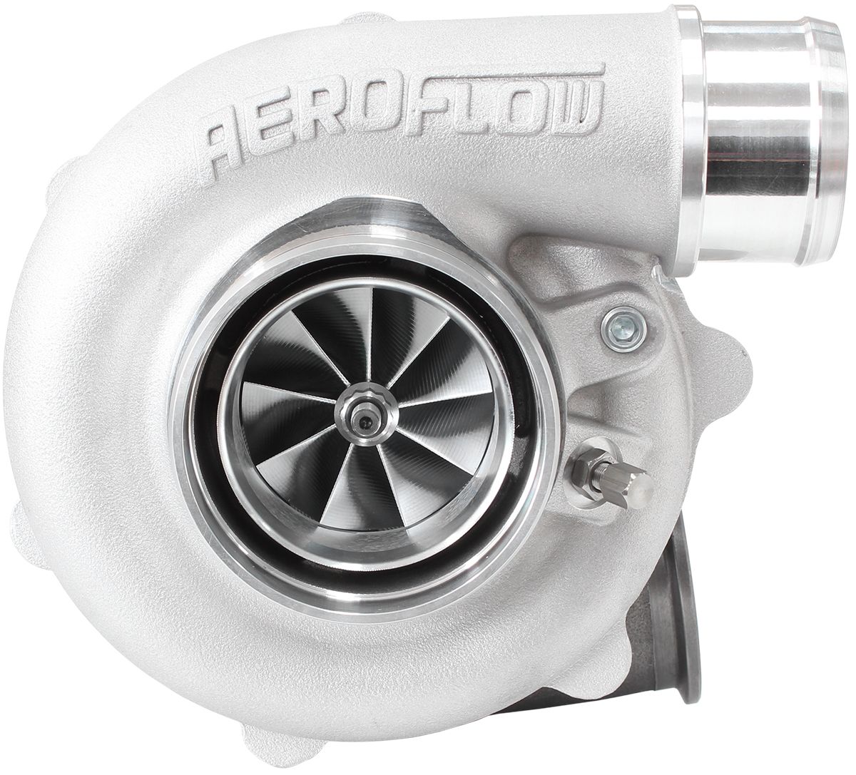 Aeroflow BOOSTED B5455 .83 Turbocharger 660HP, Natural Cast Finish AF8005-3040