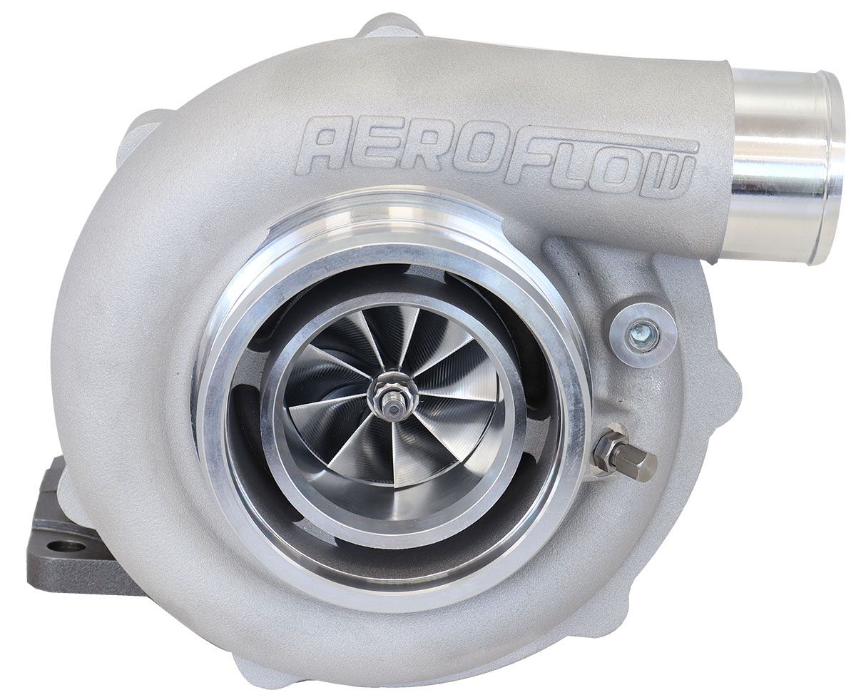 Aeroflow BOOSTED B5855 .61 Turbocharger 770HP, Natural Cast Finish AF8005-3043