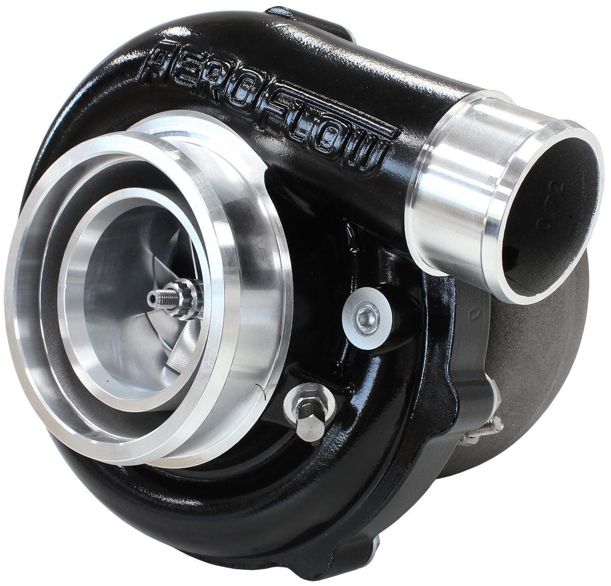 Aeroflow BOOSTED B5855 1.21 Turbocharger 770HP, Hi Temp Black Finish AF8005-3050BLK