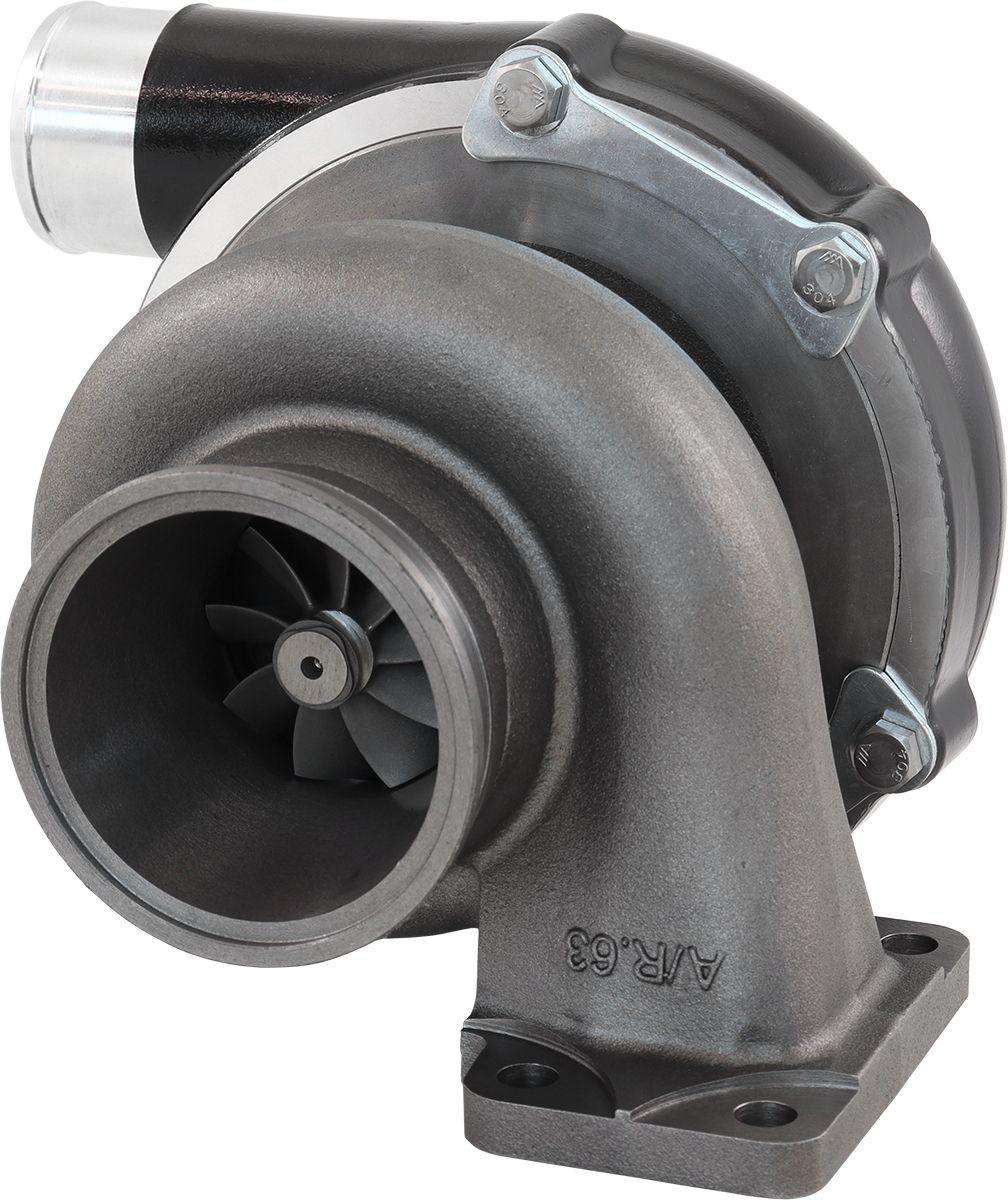 Aeroflow BOOSTED 6255 .63 Turbocharger 900HP, Hi Temp Black Finish AF8005-3051BLK