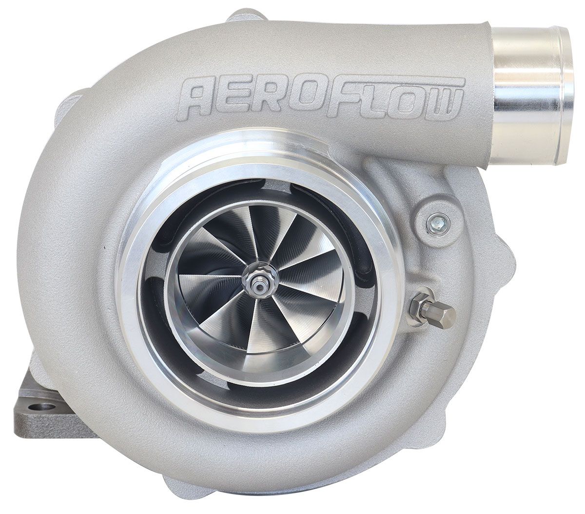 Aeroflow BOOSTED 6255 .63 Turbocharger 900HP, Natural Cast Finish AF8005-3051