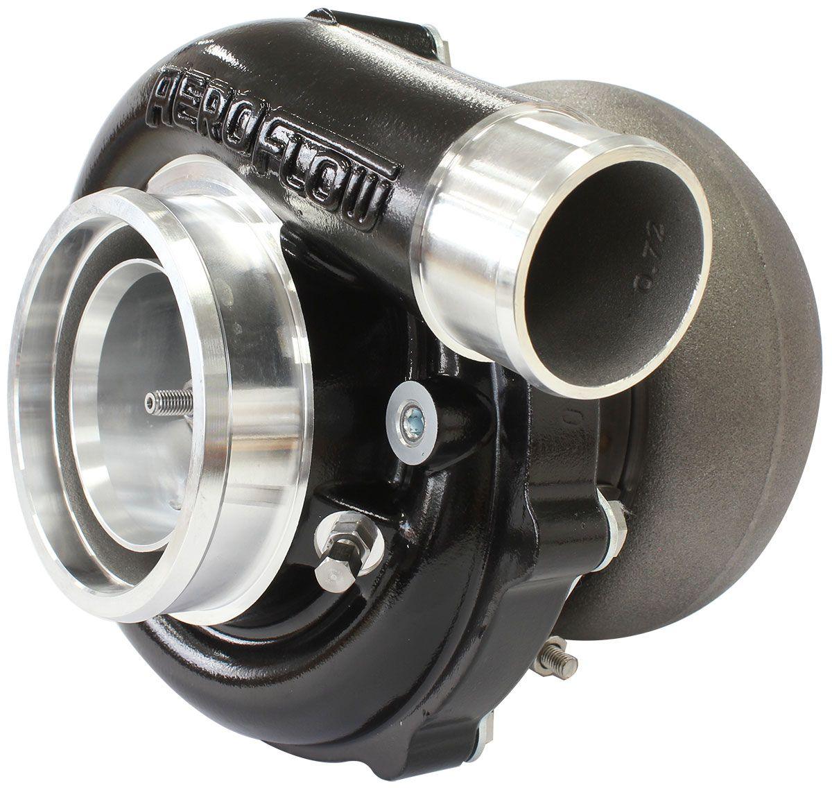 Aeroflow BOOSTED 6255 .83 Turbocharger 900HP, Hi Temp Black Finish AF8005-3056BLK