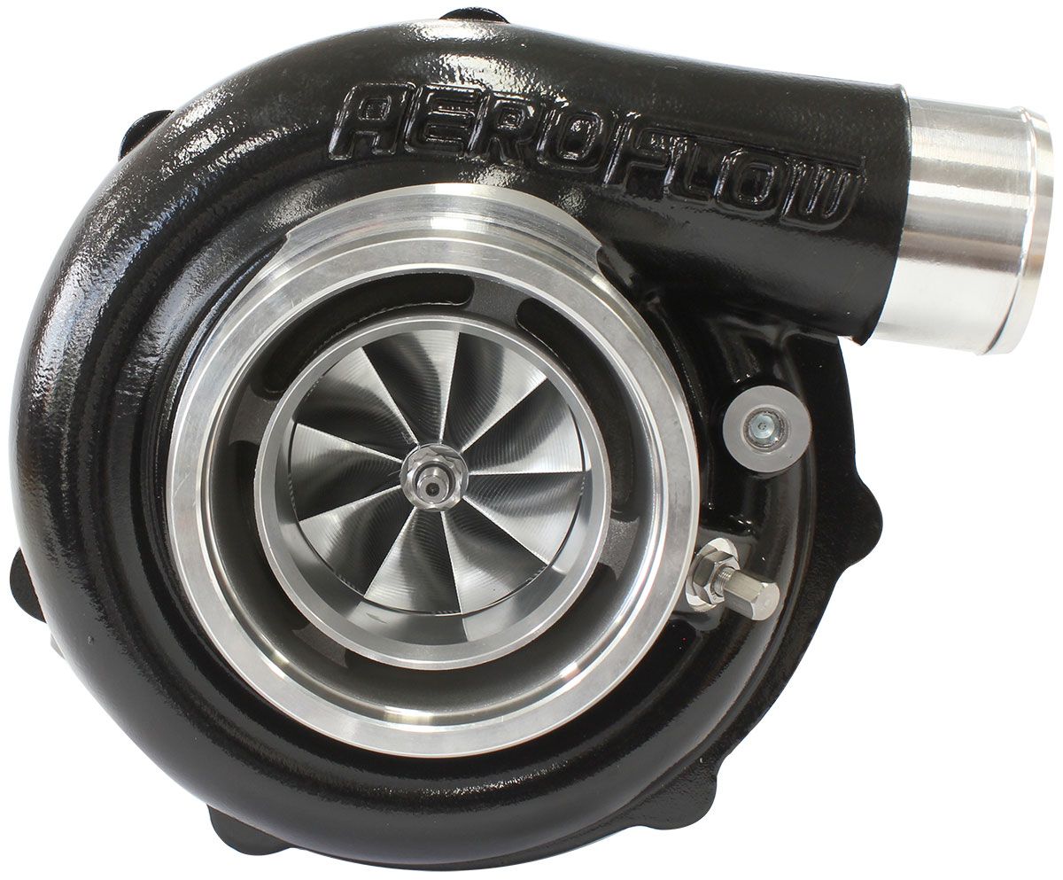 Aeroflow BOOSTED 6255 .83 Turbocharger 900HP, Hi Temp Black Finish AF8005-3056BLK