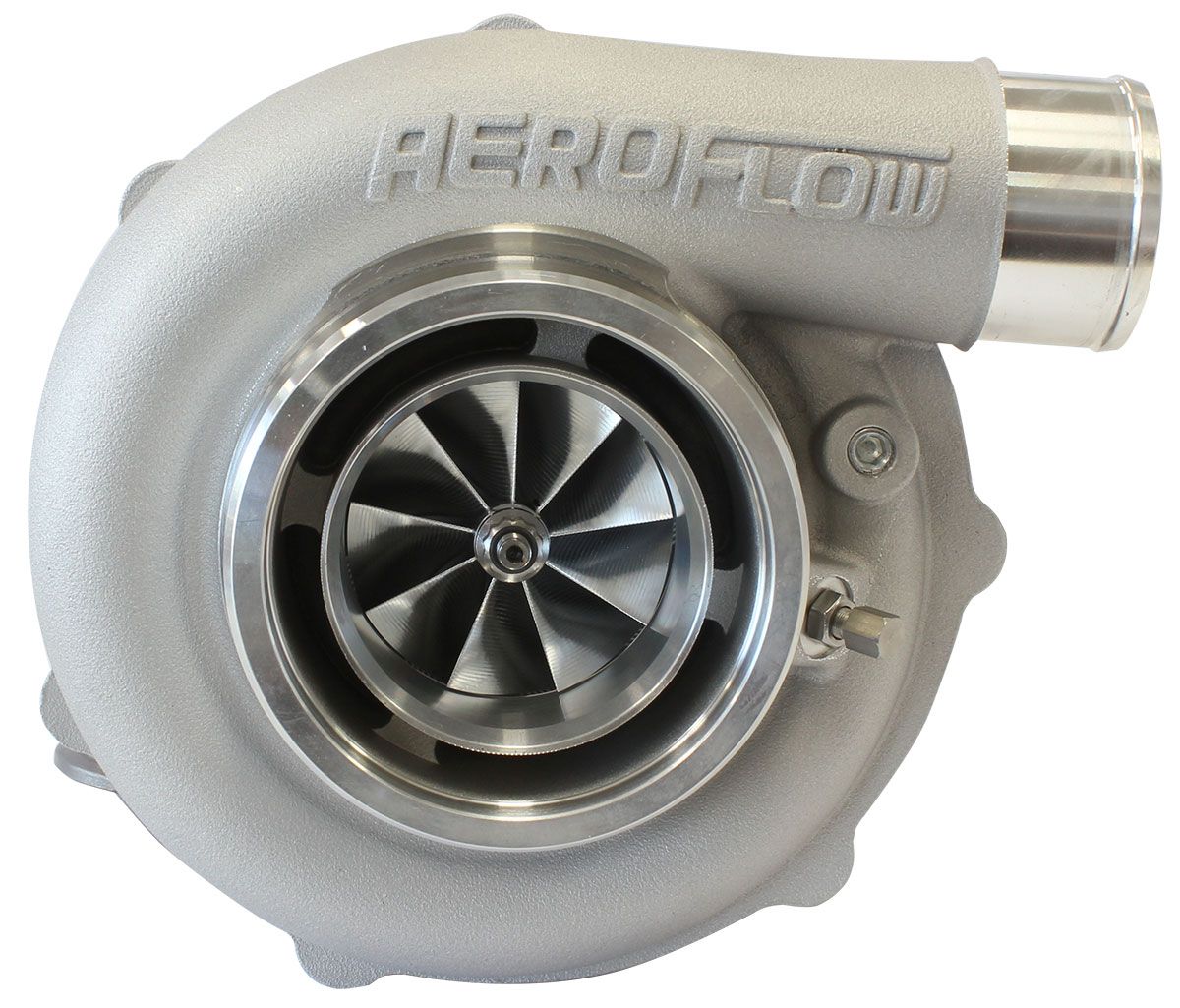 Aeroflow BOOSTED 6255 .83 Turbocharger 900HP, Natural Cast Finish AF8005-3056