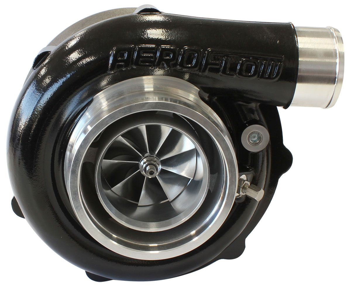 Aeroflow BOOSTED 6255 1.21 Turbocharger 900HP, Hi Temp Black Finish AF8005-3058BLK