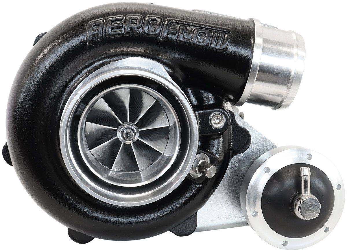 Aeroflow BOOSTED B5455 T3 .83 Internal Wastegate Turbocharger 660HP, Hi Temp Black Finish