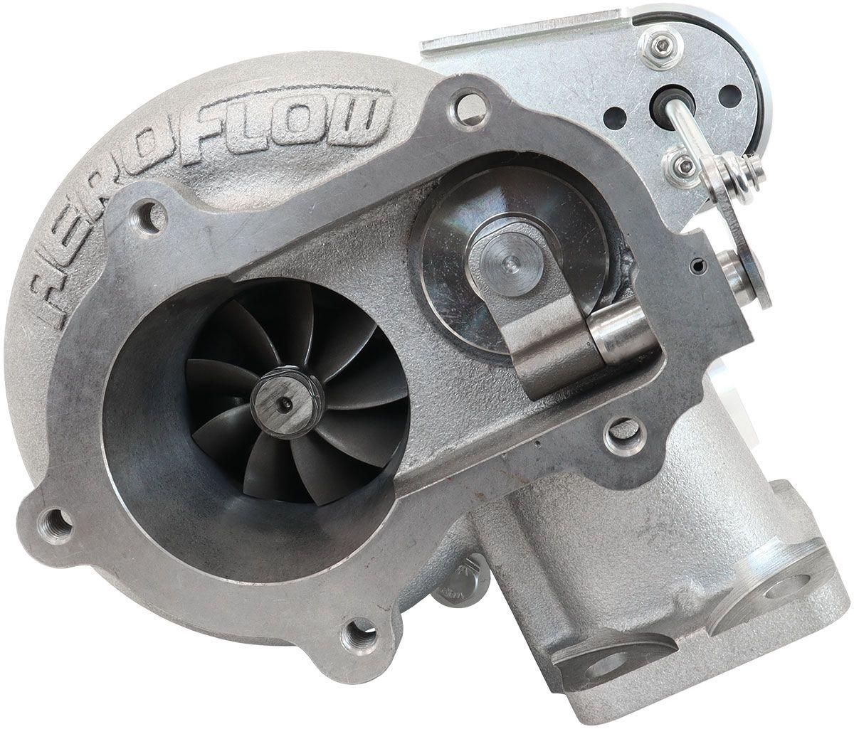 Aeroflow BOOSTED B5455 T3 .83 Internal Wastegate Turbocharger 660HP, Hi Temp Black Finish