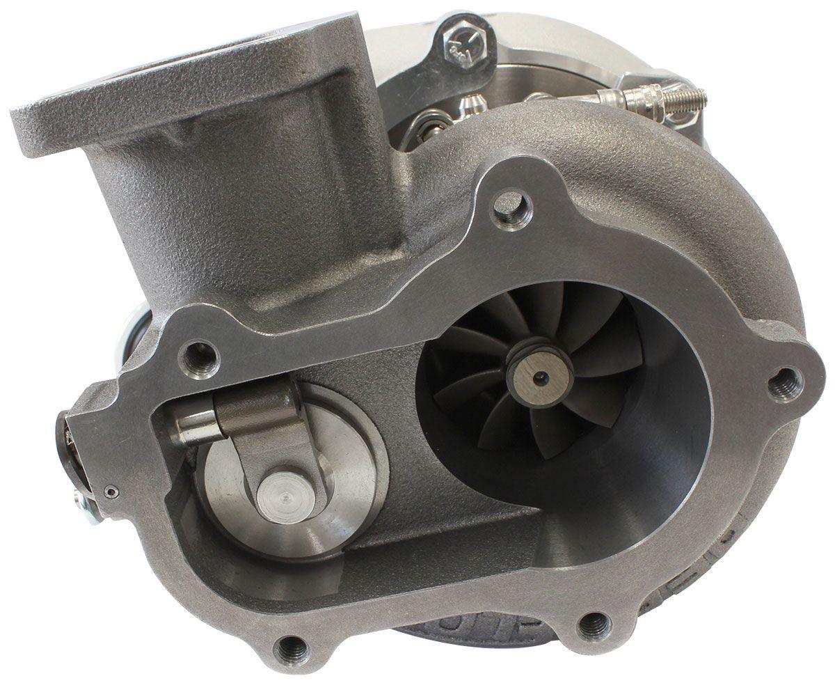 Aeroflow BOOSTED B5455 T3 .83 Internal Wastegate Turbocharger 660HP, Natural Cast Finish