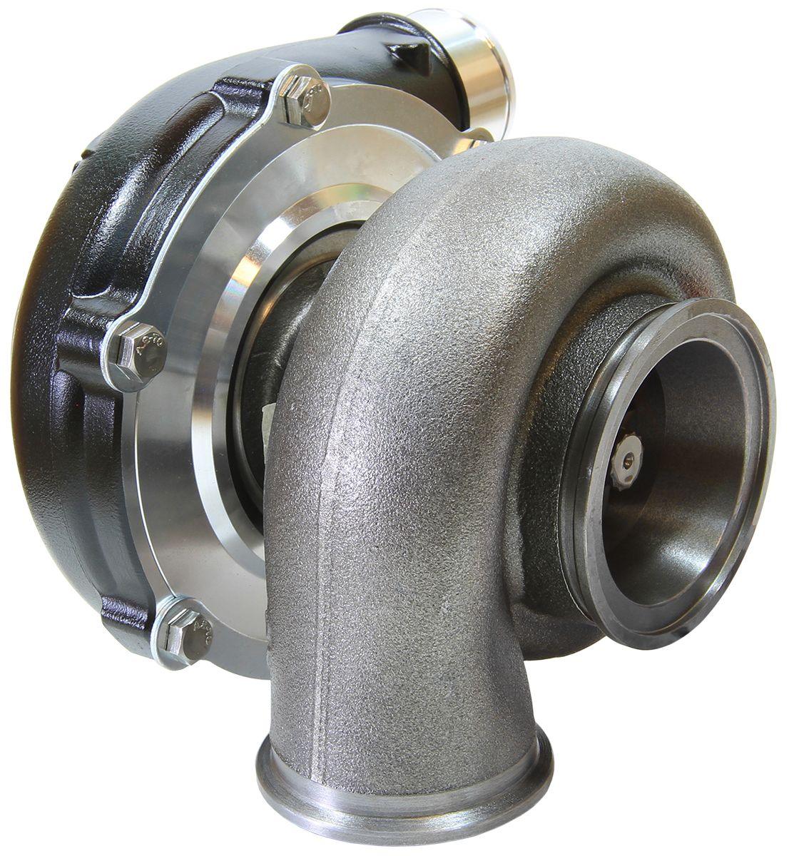 Aeroflow BOOSTED 5455 .83 Reverse Rotation Turbocharger 650HP, Hi Temp Black Finish AF800