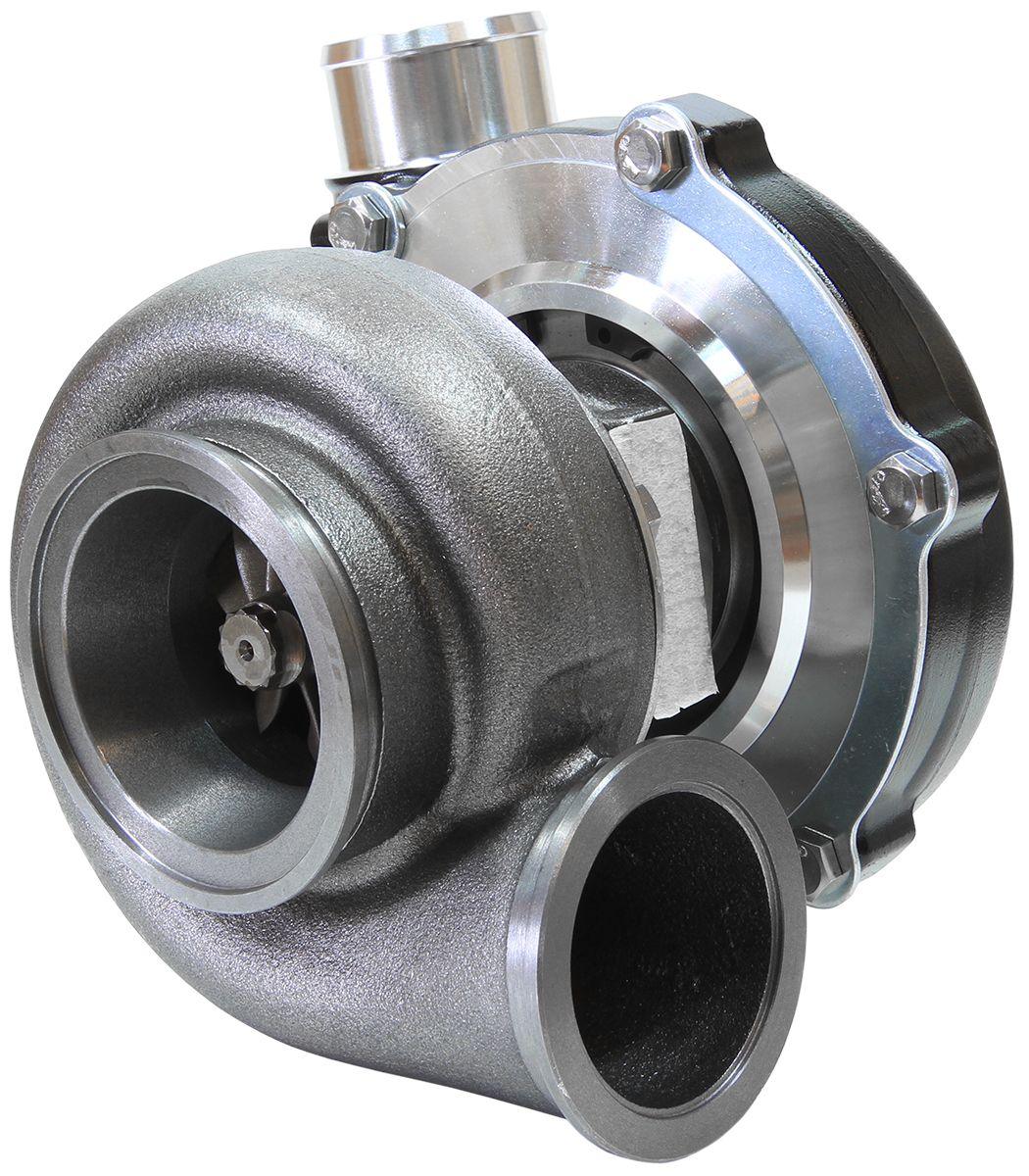 Aeroflow BOOSTED 5455 .83 Reverse Rotation Turbocharger 650HP, Hi Temp Black Finish AF800