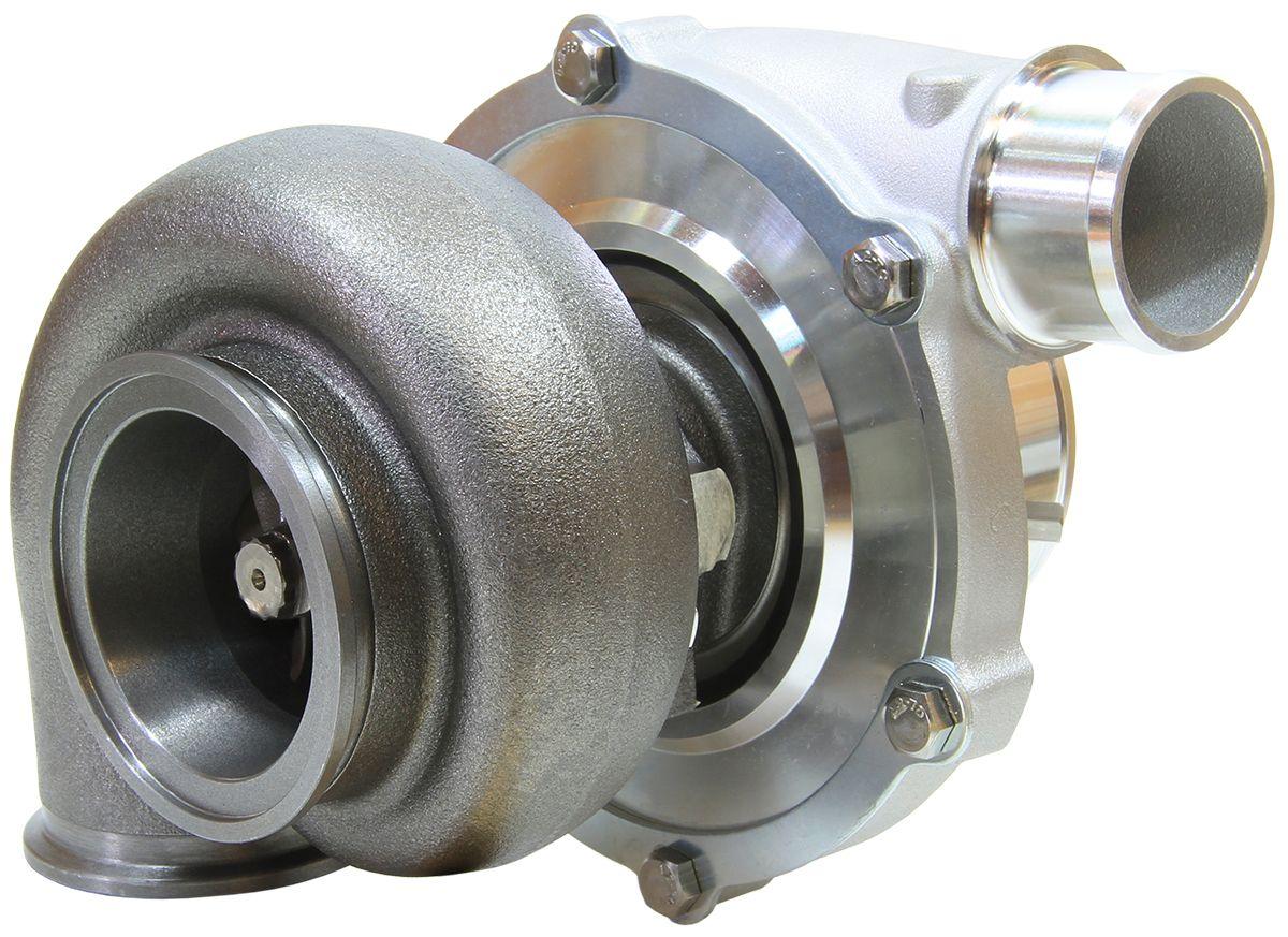 Aeroflow BOOSTED 5455 .83 Reverse Rotation Turbocharger 650HP, Natural Cast Finish AF8005