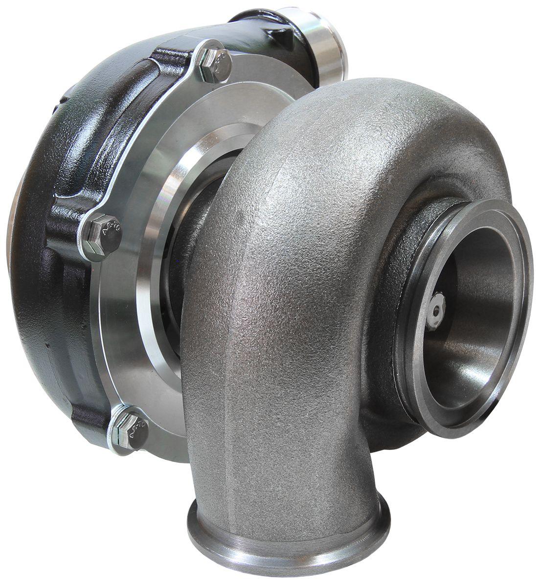 Aeroflow BOOSTED 5455 1.01 Reverse Rotation Turbocharger 650HP, Hi Temp Black Finish AF80