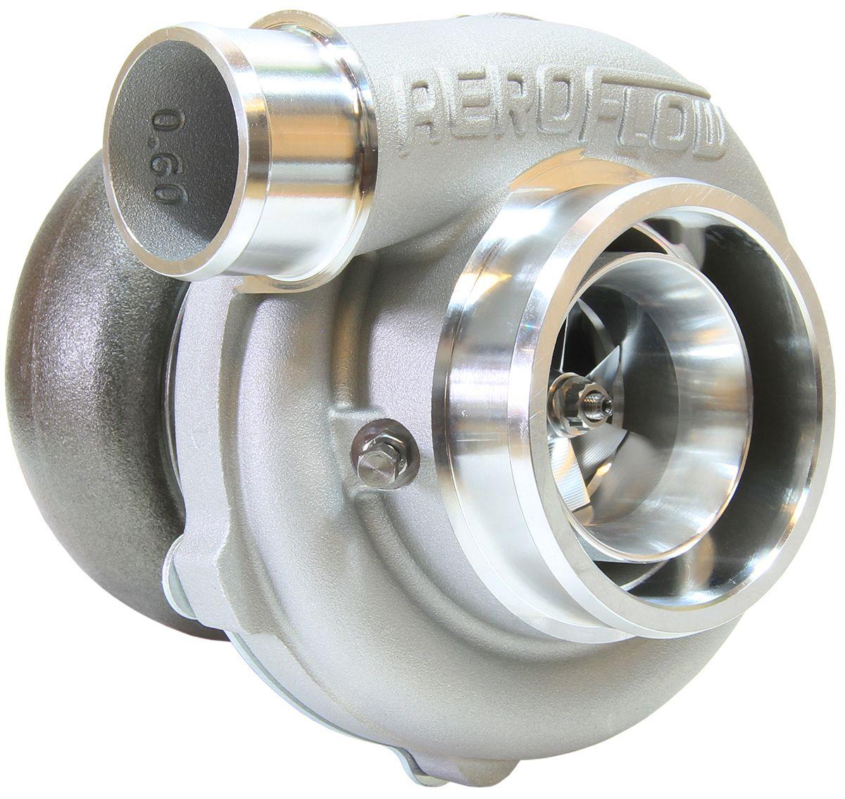 Aeroflow BOOSTED 5455 1.01 Reverse Rotation Turbocharger 650HP, Natural Cast Finish AF800