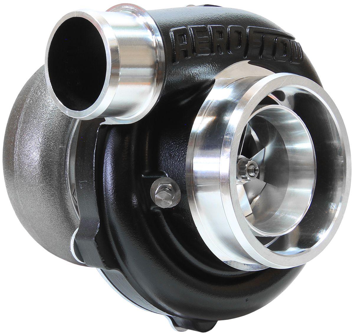 Aeroflow BOOSTED 5855 .83 Reverse Rotation Turbocharger 750HP, Hi Temp Black Finish AF800