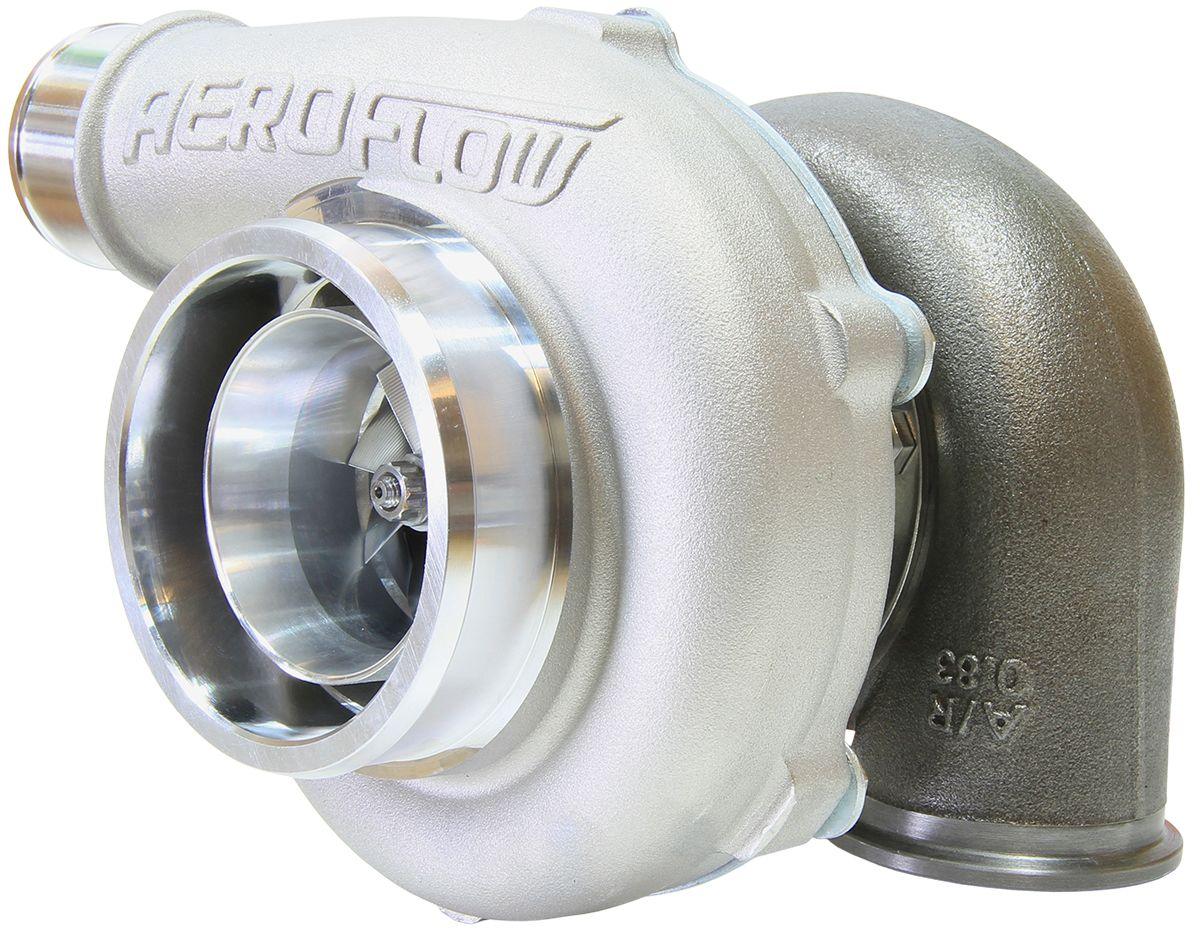 Aeroflow BOOSTED 5855 .83 Reverse Rotation Turbocharger 750HP, Natural Cast Finish AF8005