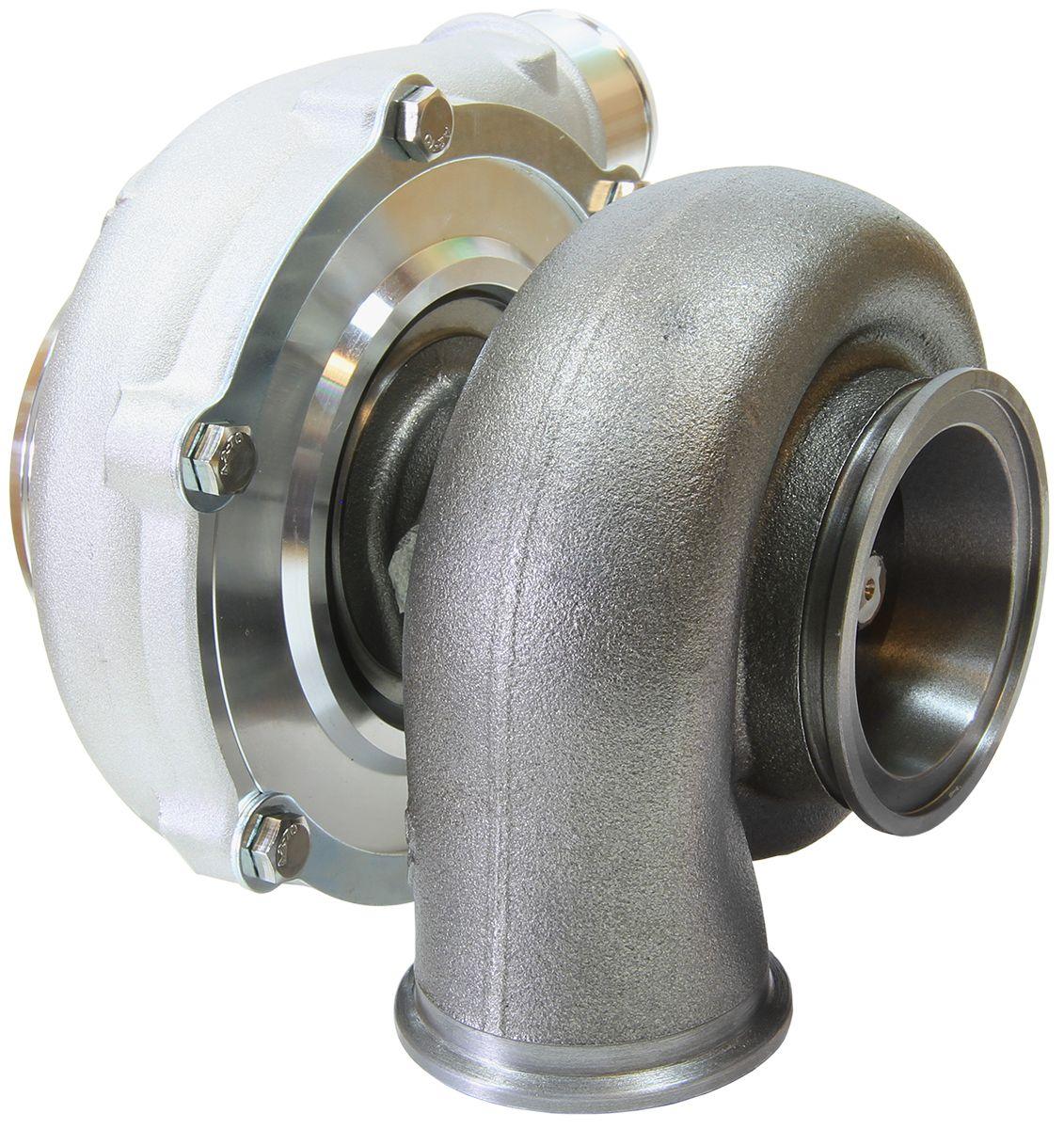 Aeroflow BOOSTED 5855 .83 Reverse Rotation Turbocharger 750HP, Natural Cast Finish AF8005