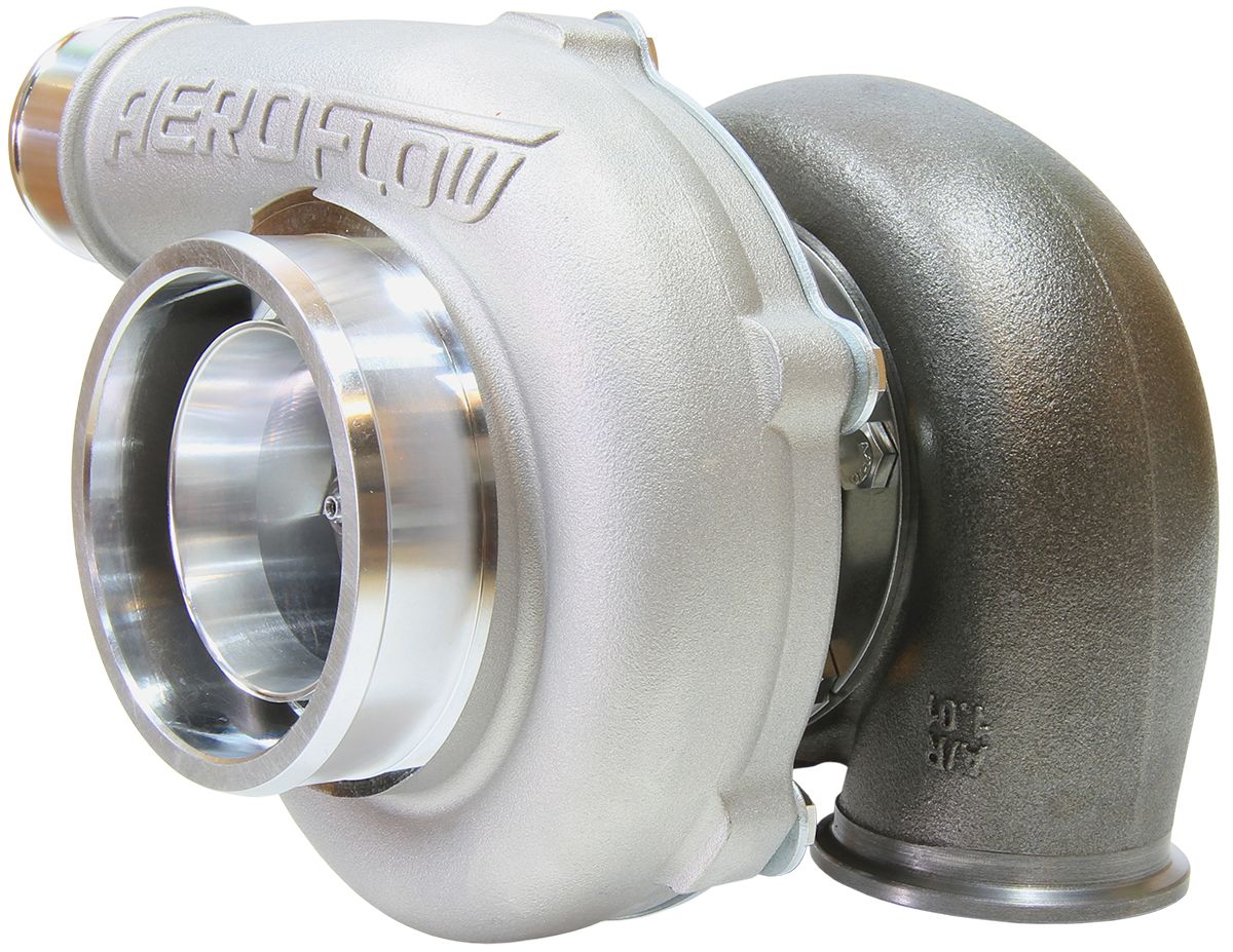 Aeroflow BOOSTED 5855 1.01 Reverse Rotation Turbocharger 750HP, Natural Cast Finish AF800