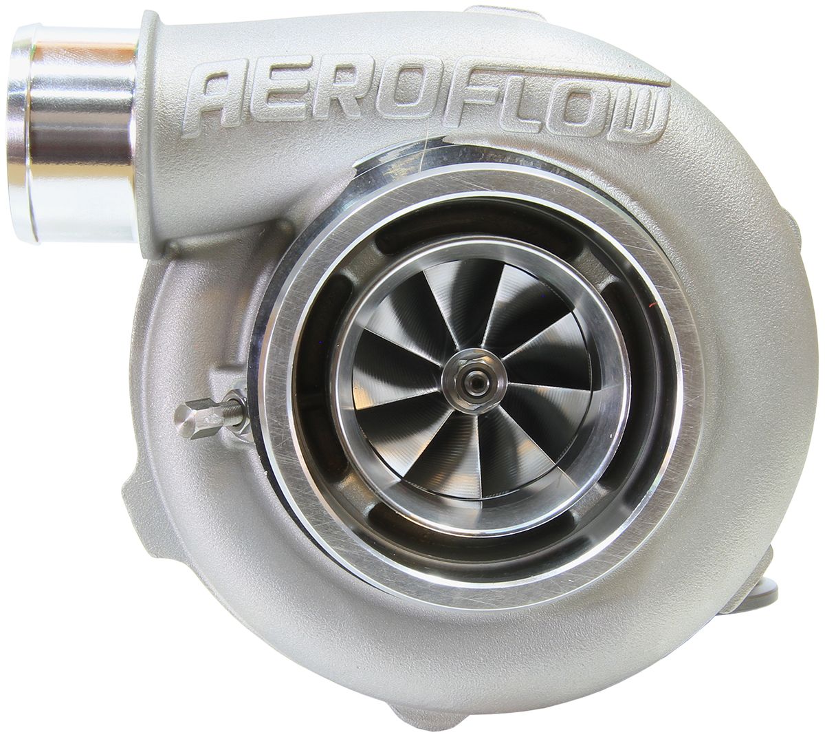 Aeroflow BOOSTED 5855 1.01 Reverse Rotation Turbocharger 750HP, Natural Cast Finish AF800