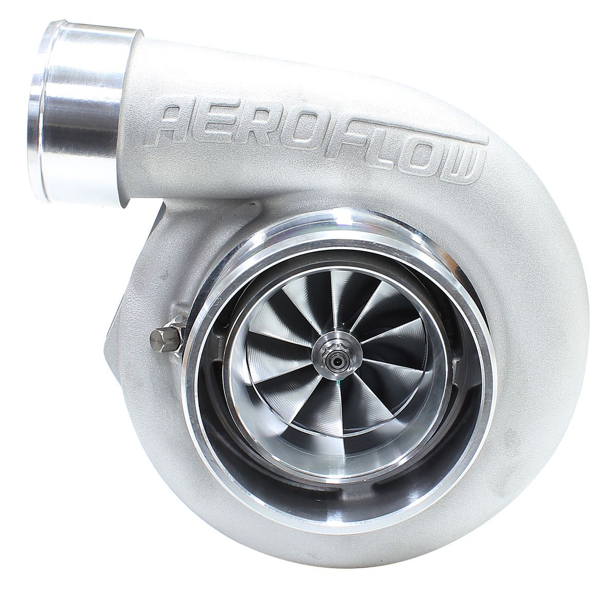 Aeroflow BOOSTED 6662 .83 Reverse Rotation Turbocharger 900HP, Natural Cast Finish AF8005