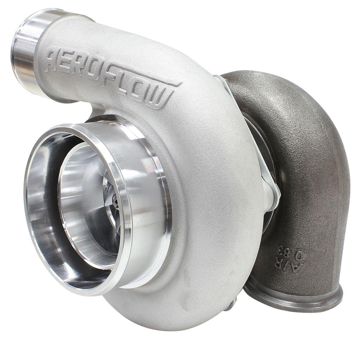 Aeroflow BOOSTED 6662 .83 Reverse Rotation Turbocharger 900HP, Natural Cast Finish AF8005