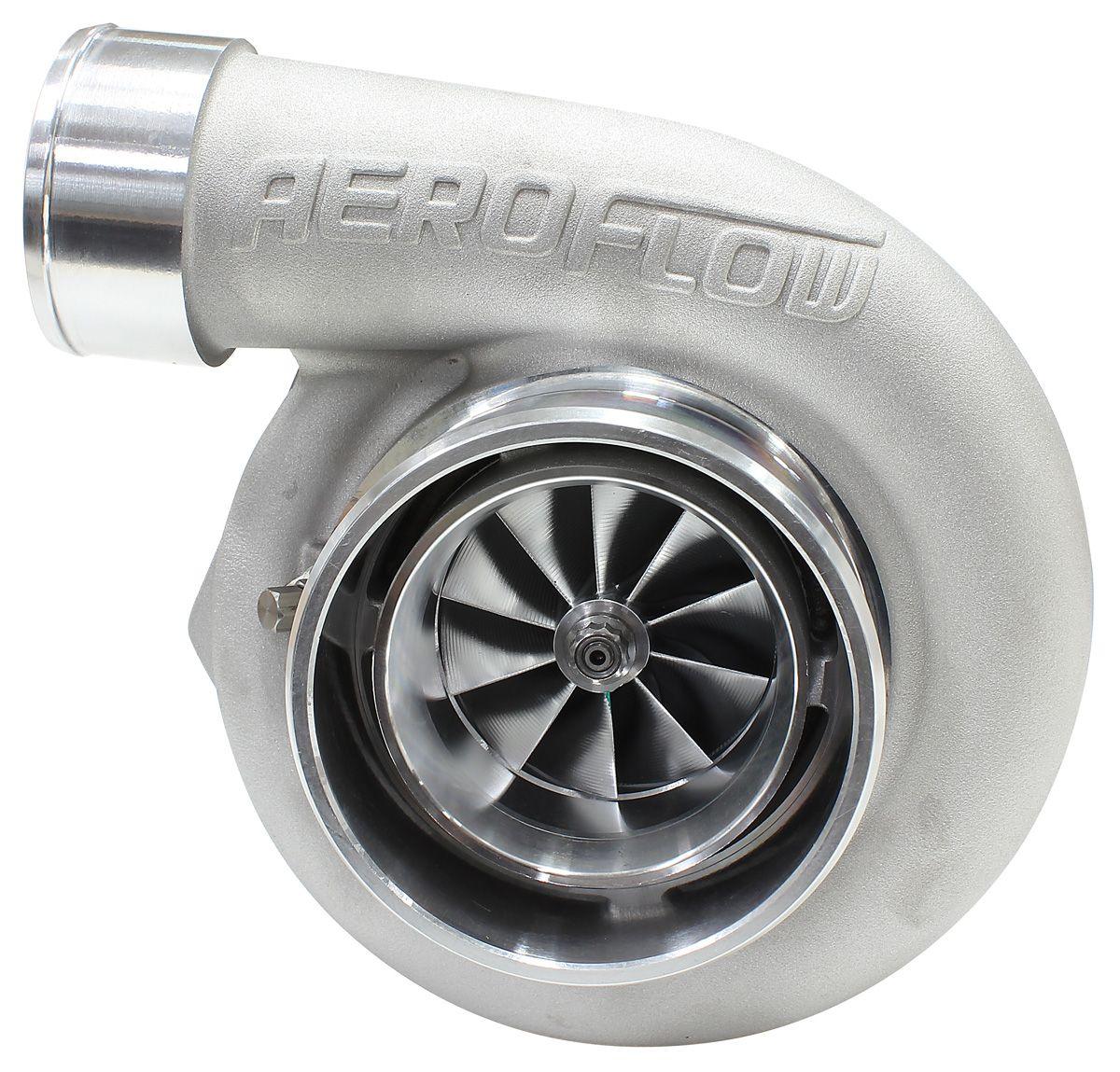 Aeroflow BOOSTED 6662 .83 Reverse Rotation Turbocharger 900HP, Natural Cast Finish AF8005