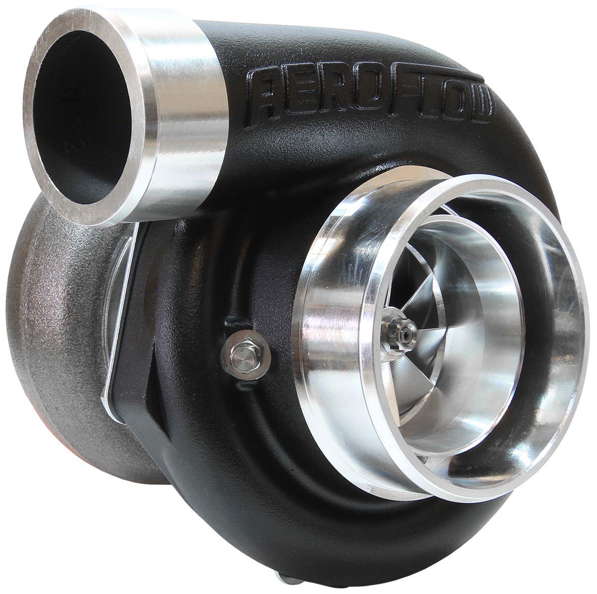 Aeroflow BOOSTED 6762 .83 Reverse Rotation Turbocharger 950HP, Hi Temp Black Finish AF800