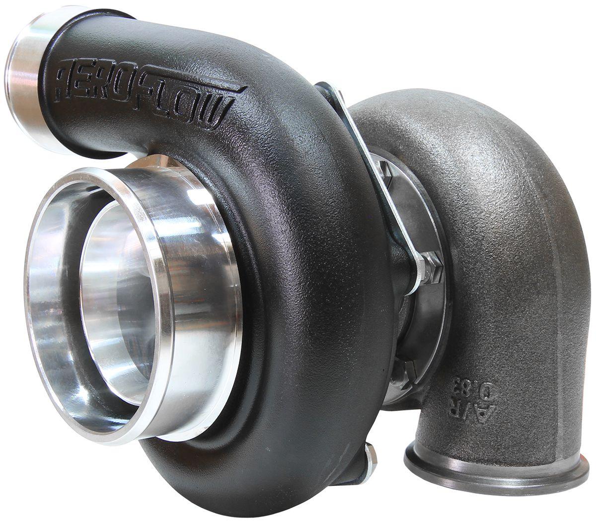 Aeroflow BOOSTED 6762 .83 Reverse Rotation Turbocharger 950HP, Hi Temp Black Finish AF800