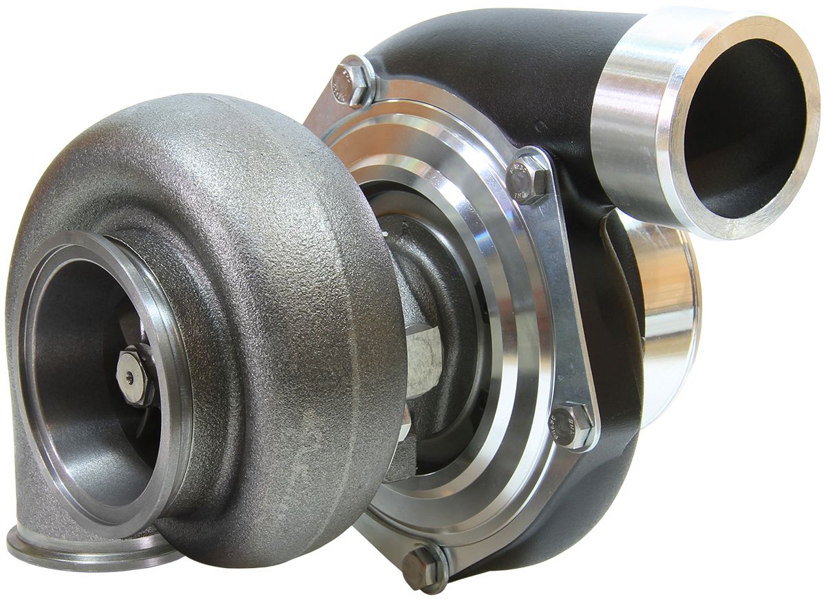 Aeroflow BOOSTED 6762 .83 Reverse Rotation Turbocharger 950HP, Hi Temp Black Finish AF800