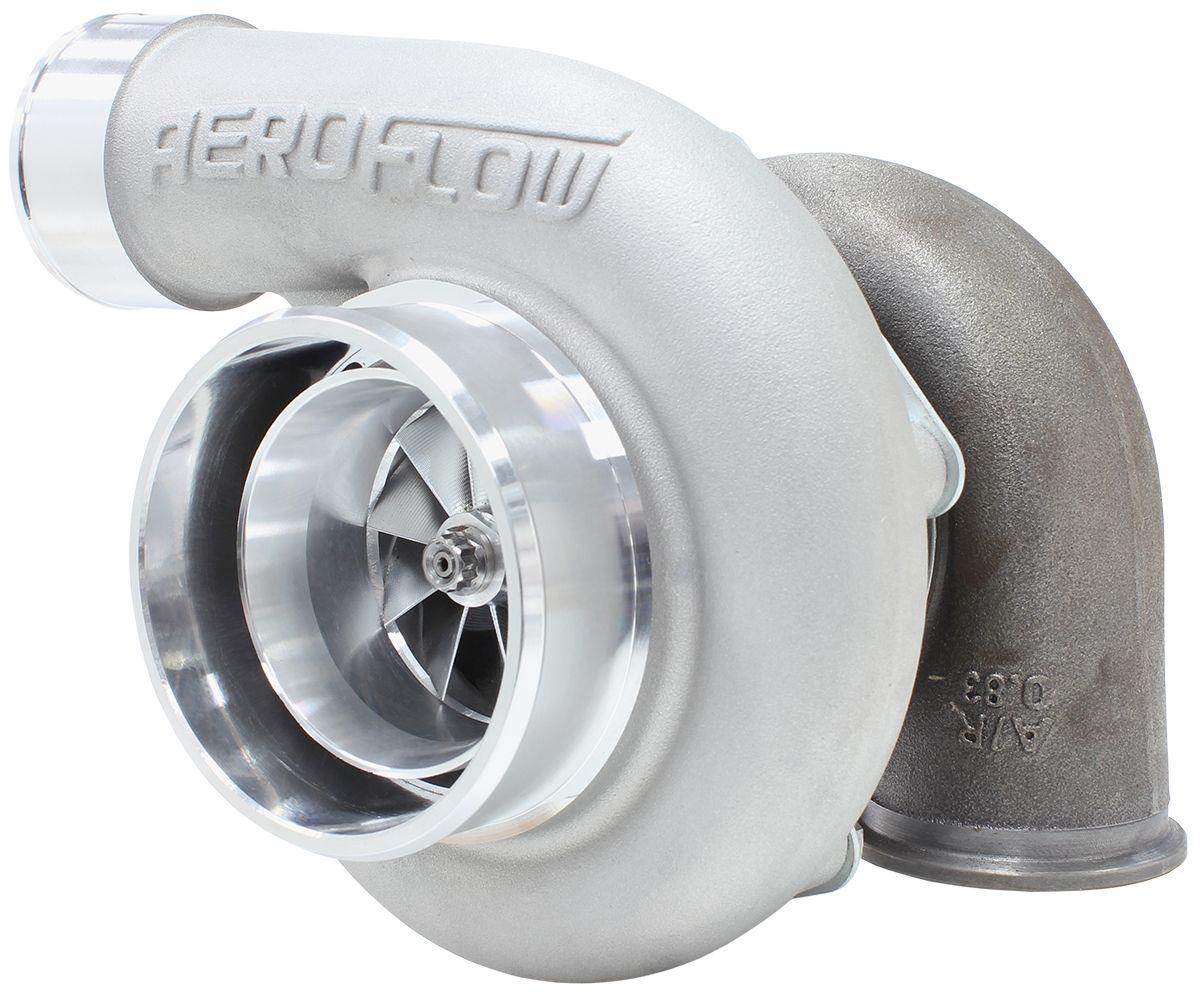 Aeroflow BOOSTED 6762 .83 Reverse Rotation Turbocharger 950HP, Natural Cast Finish AF8005