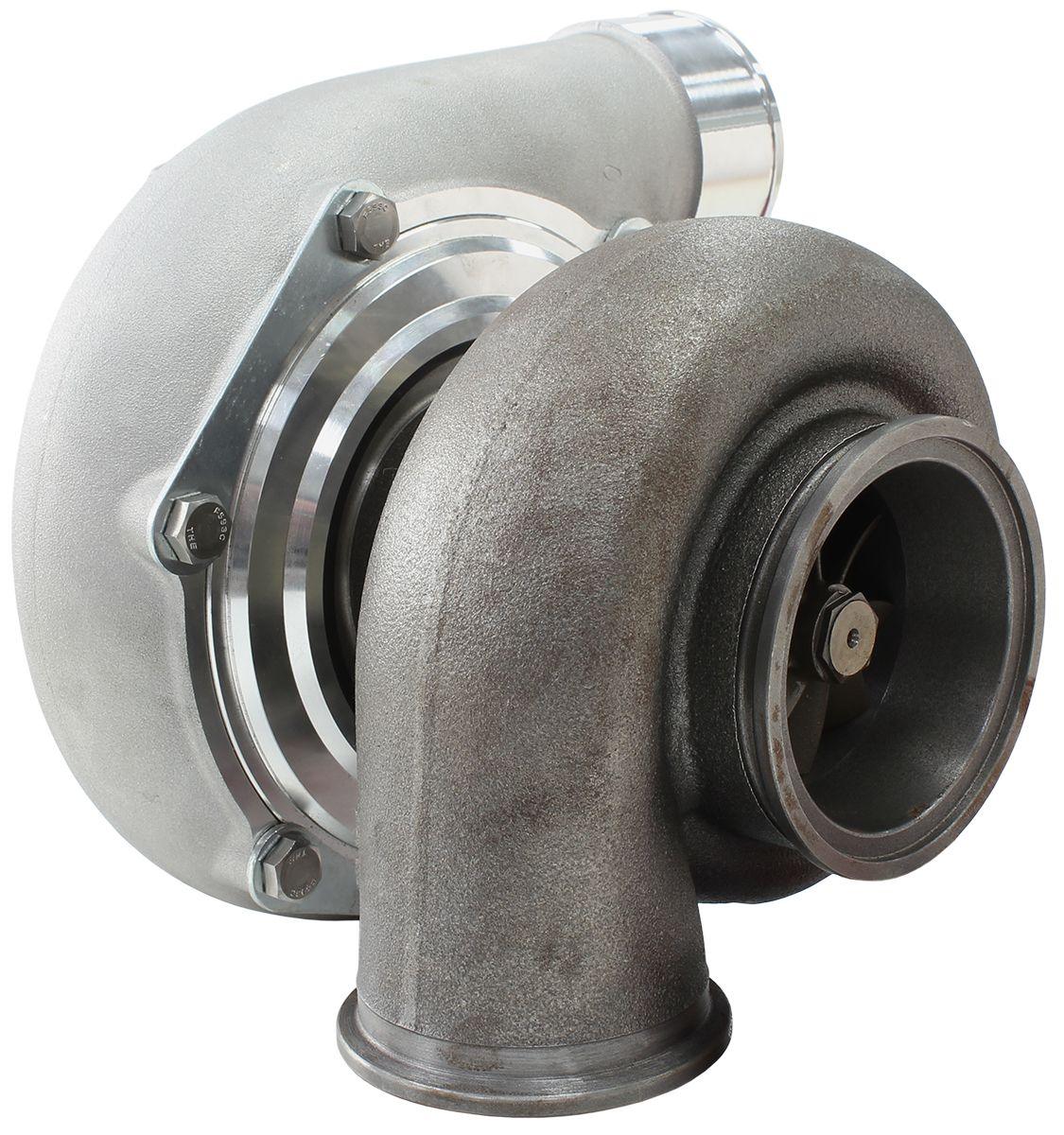 Aeroflow BOOSTED 6762 .83 Reverse Rotation Turbocharger 950HP, Natural Cast Finish AF8005