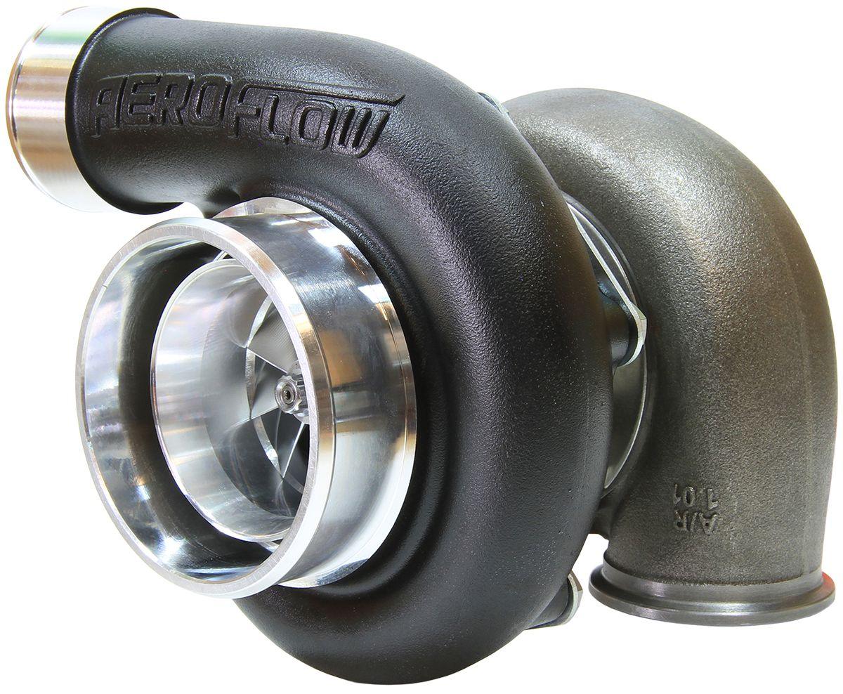 Aeroflow BOOSTED 6762 1.01 Reverse Rotation Turbocharger 950HP, Hi Temp Black Finish AF80