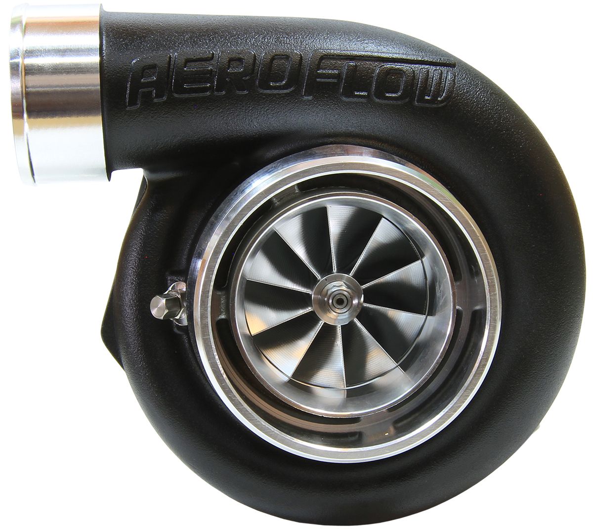 Aeroflow BOOSTED 6762 1.01 Reverse Rotation Turbocharger 950HP, Hi Temp Black Finish AF80