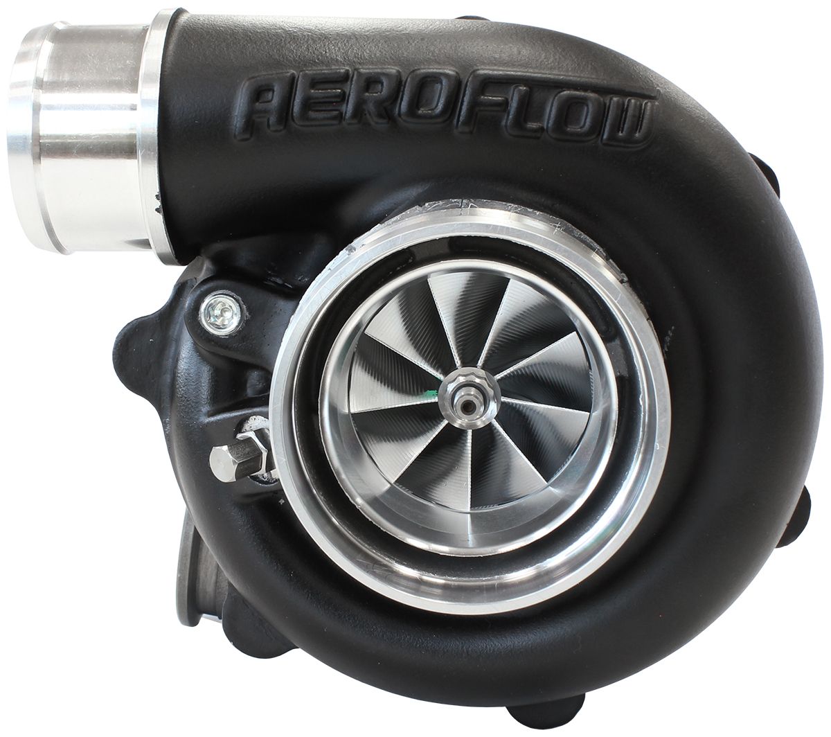 Aeroflow BOOSTED B5455 .83 Reverse Rotation Turbocharger 660HP, Hi Temp Black Finish AF80