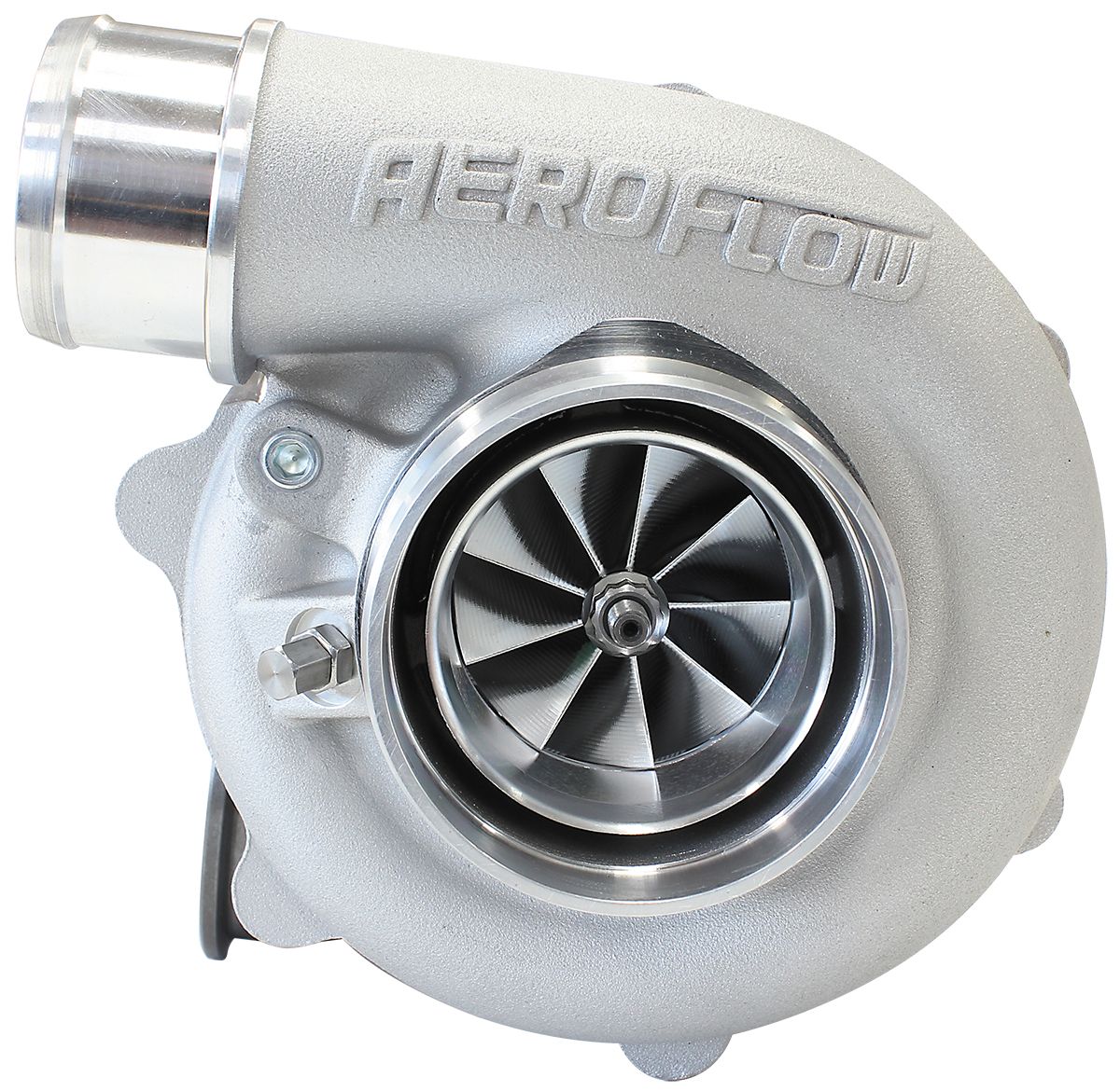 Aeroflow BOOSTED B5455 .83 Reverse Rotation Turbocharger 660HP, Natural Cast Finish AF800