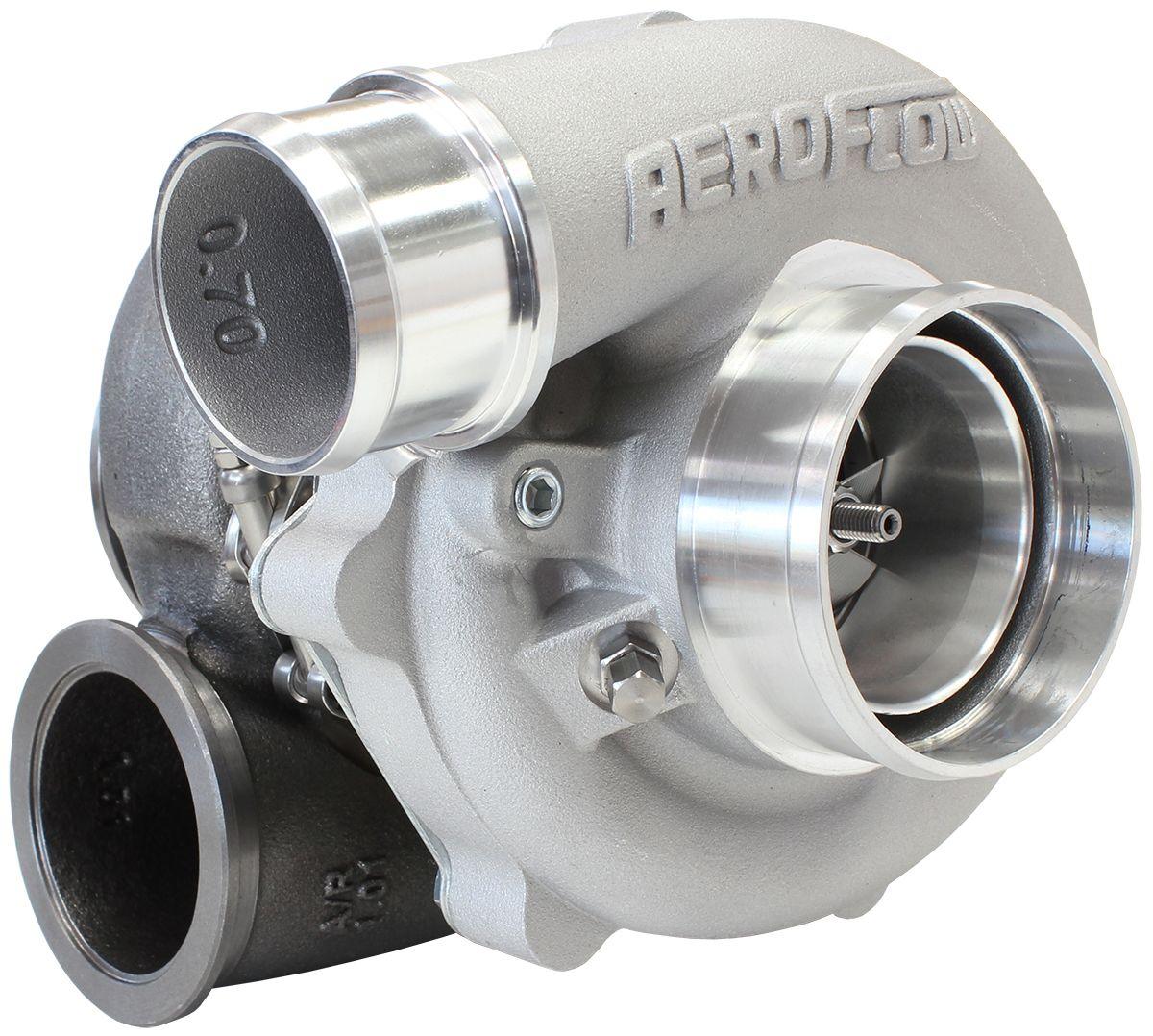 Aeroflow BOOSTED B5455 1.01 Reverse Rotation Turbocharger 660HP, Natural Cast Finish AF80