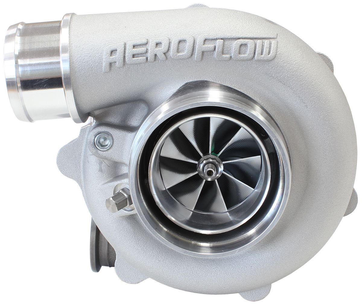 Aeroflow BOOSTED B5455 1.01 Reverse Rotation Turbocharger 660HP, Natural Cast Finish AF80