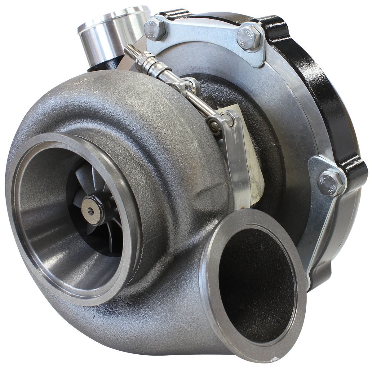 Aeroflow BOOSTED B5855 .83 Reverse Rotation Turbocharger 770HP, Hi Temp Black Finish AF80