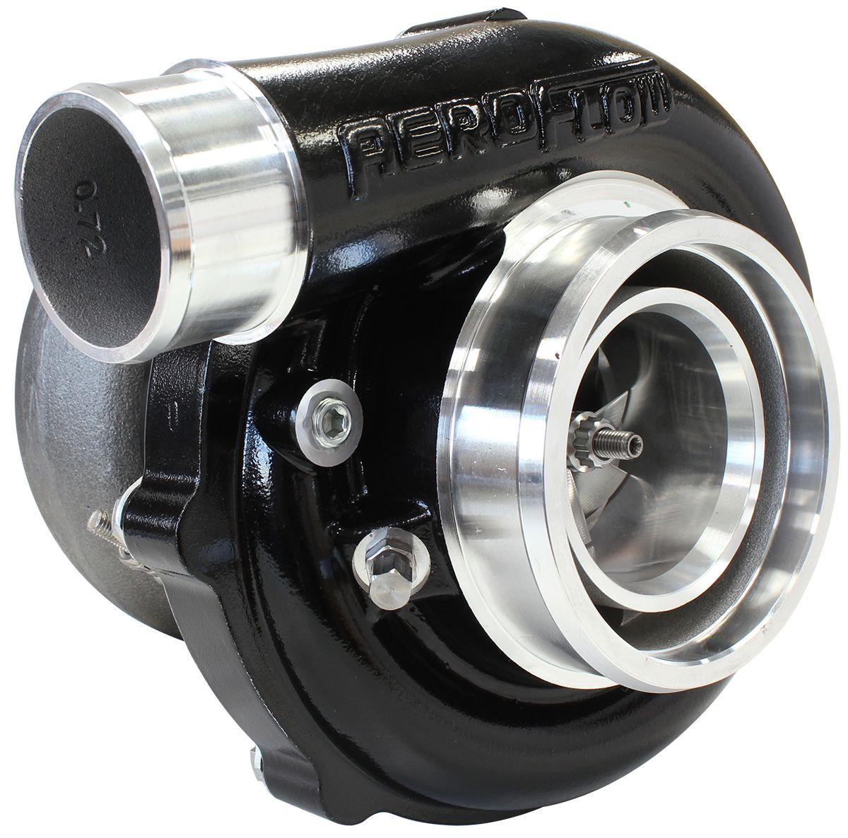 Aeroflow BOOSTED B5855 .83 Reverse Rotation Turbocharger 770HP, Hi Temp Black Finish AF80