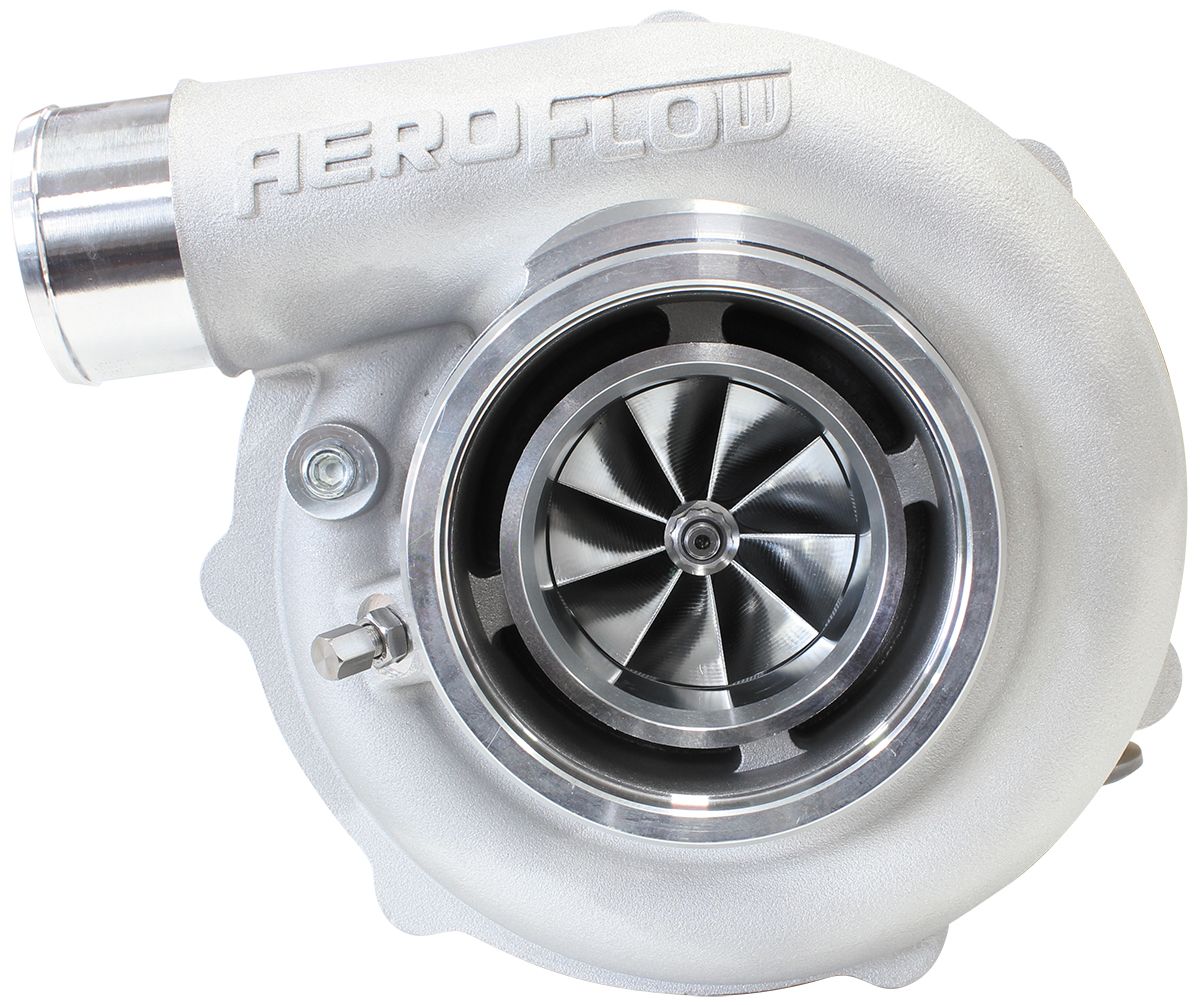 Aeroflow BOOSTED B5855 .83 Reverse Rotation Turbocharger 770HP, Natural Cast Finish AF800