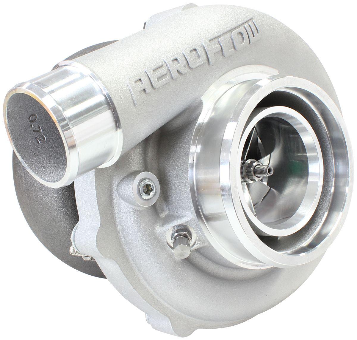 Aeroflow BOOSTED B5855 1.21 Reverse Rotation Turbocharger 770HP, Natural Cast Finish AF80