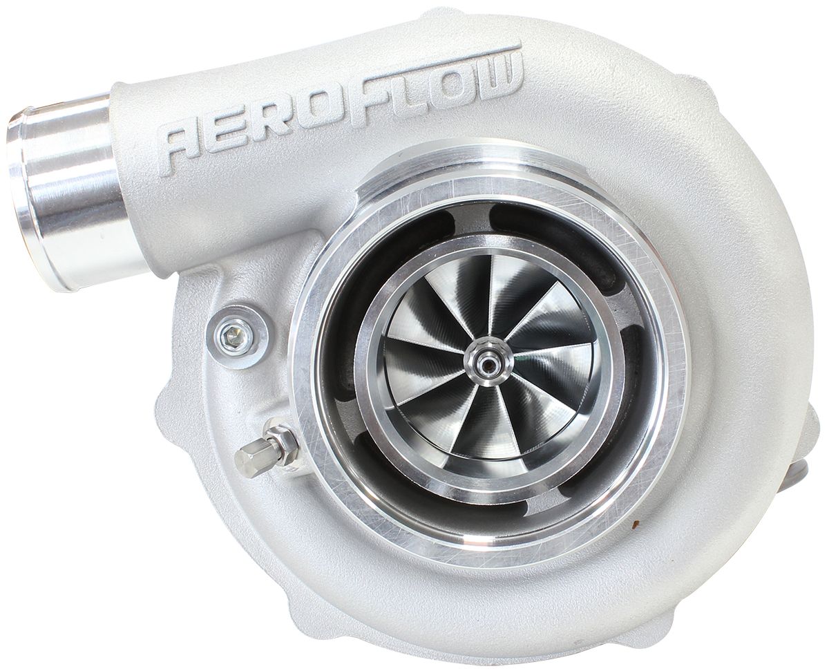 Aeroflow BOOSTED B5855 1.21 Reverse Rotation Turbocharger 770HP, Natural Cast Finish AF80