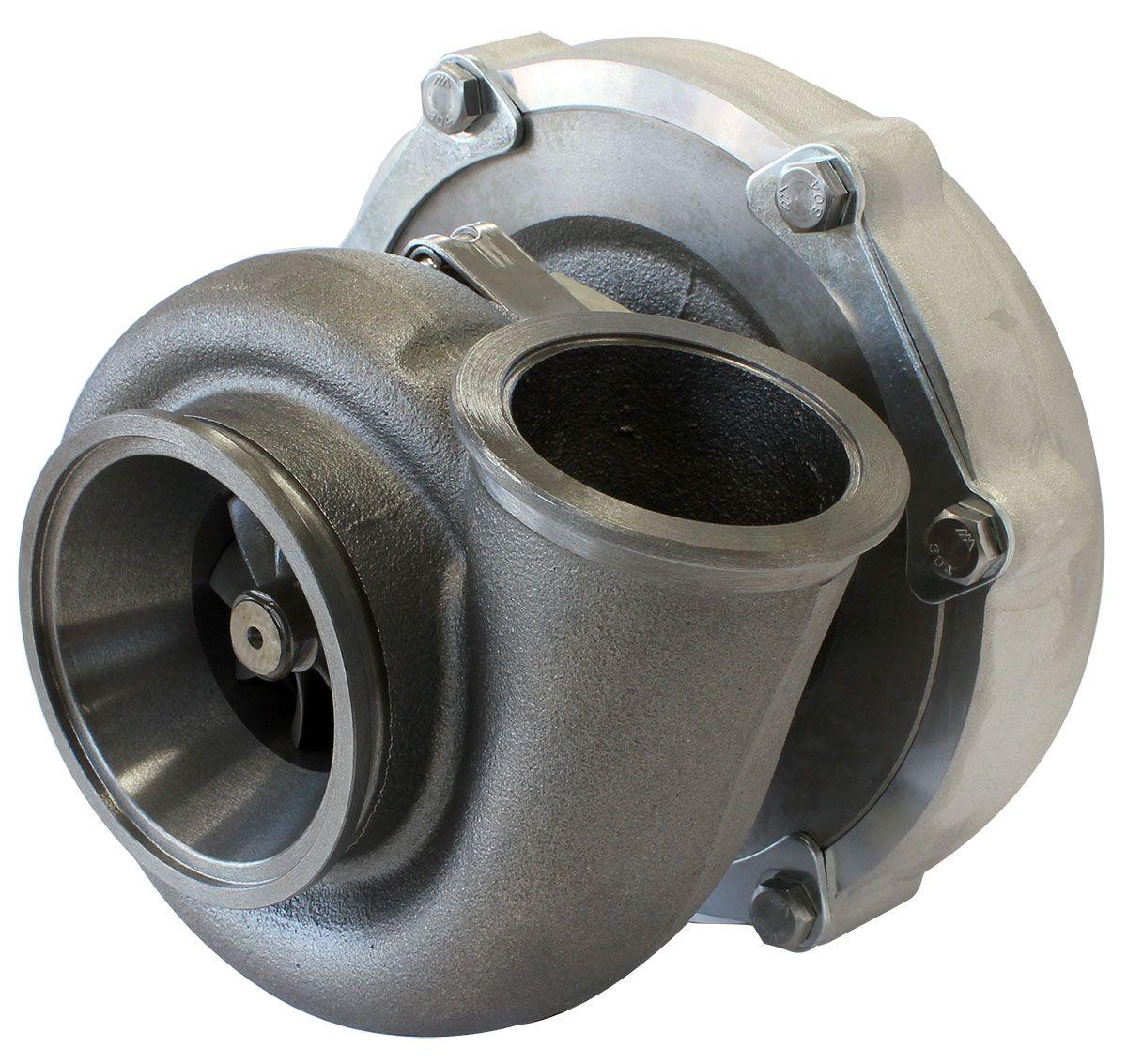 Aeroflow BOOSTED 6255 .83 Reverse Rotation Turbocharger 900HP, Natural Cast Finish AF8005